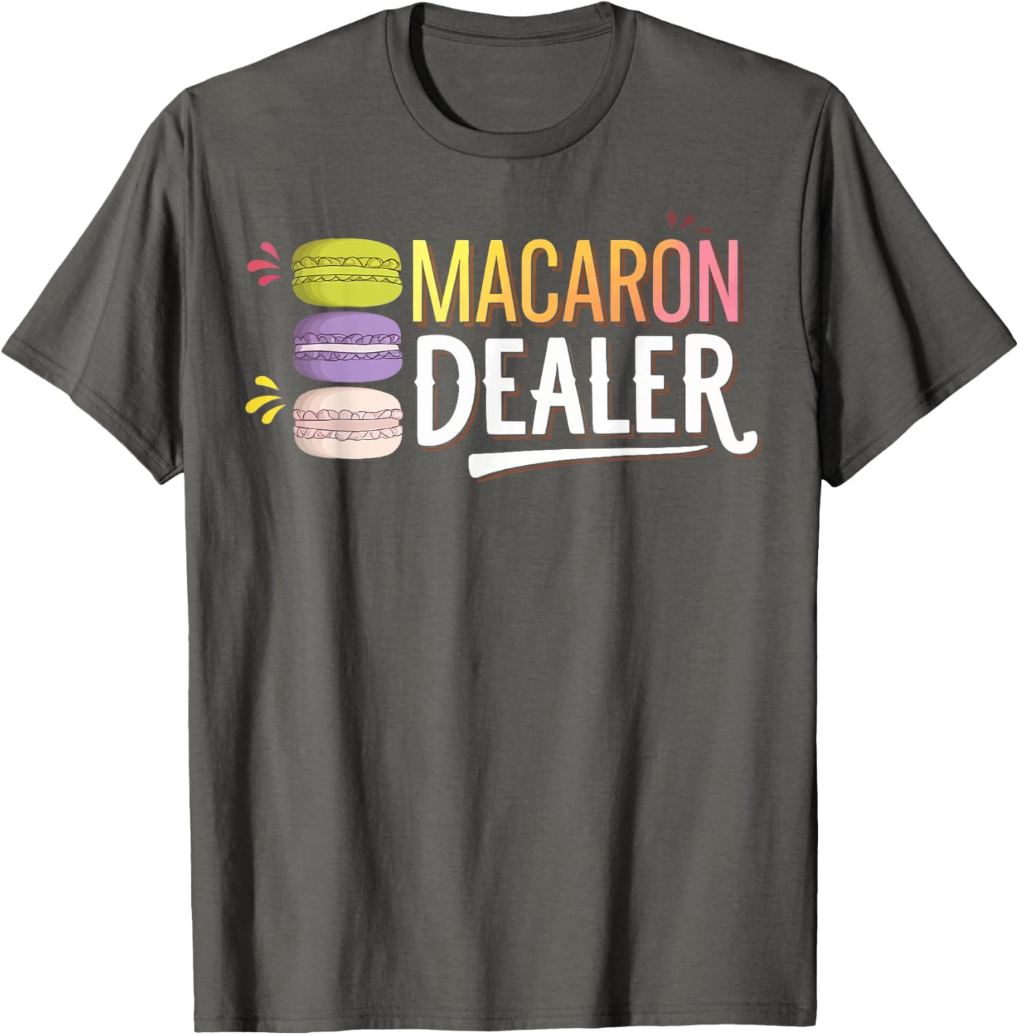 Charming Macaron Dealer T-Shirt for Sweet Treat Lovers and Foodies - 11
