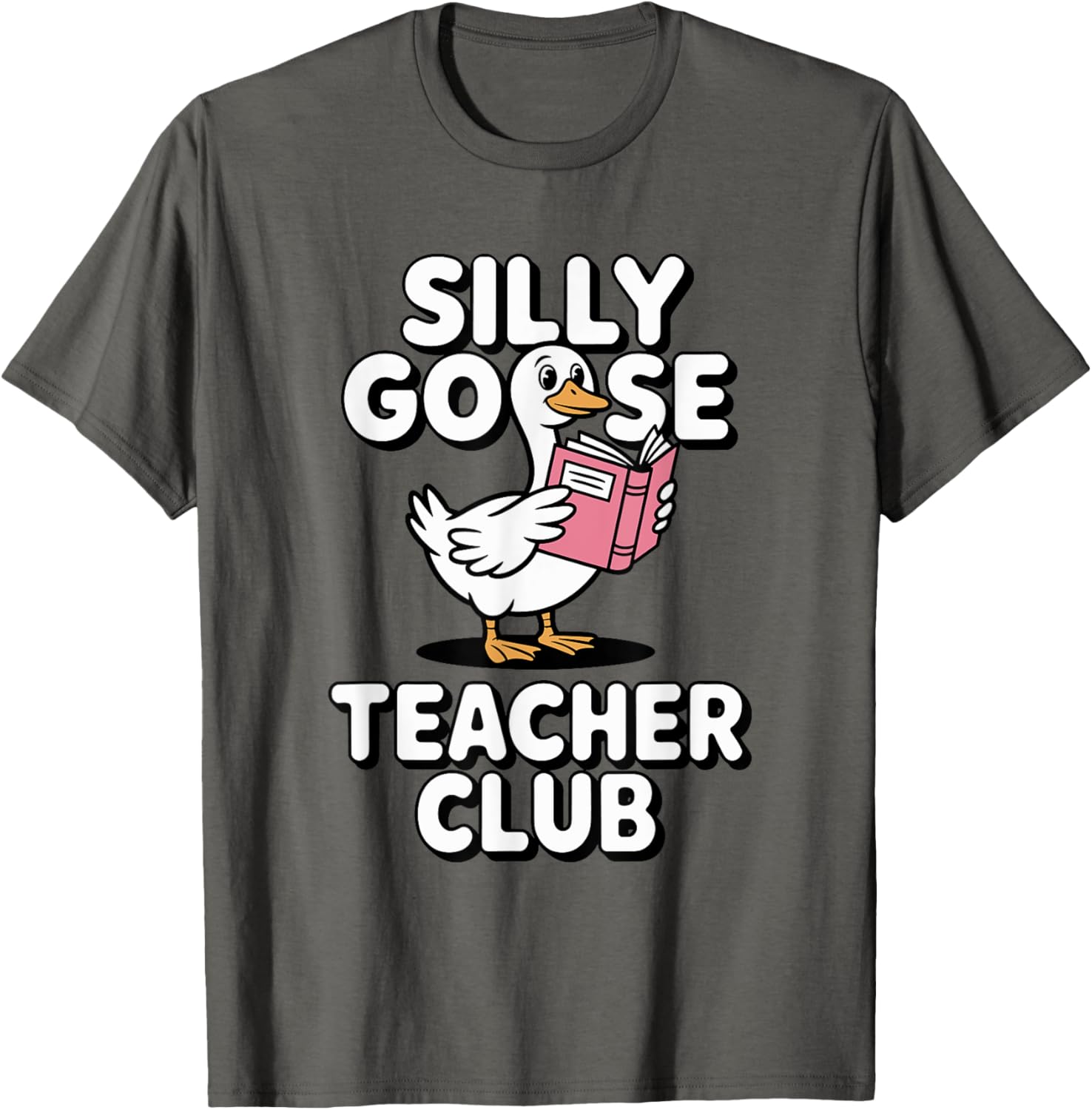 Silly Goose Teacher Club Fun Back to School Humor T-Shirt for Educators - 3