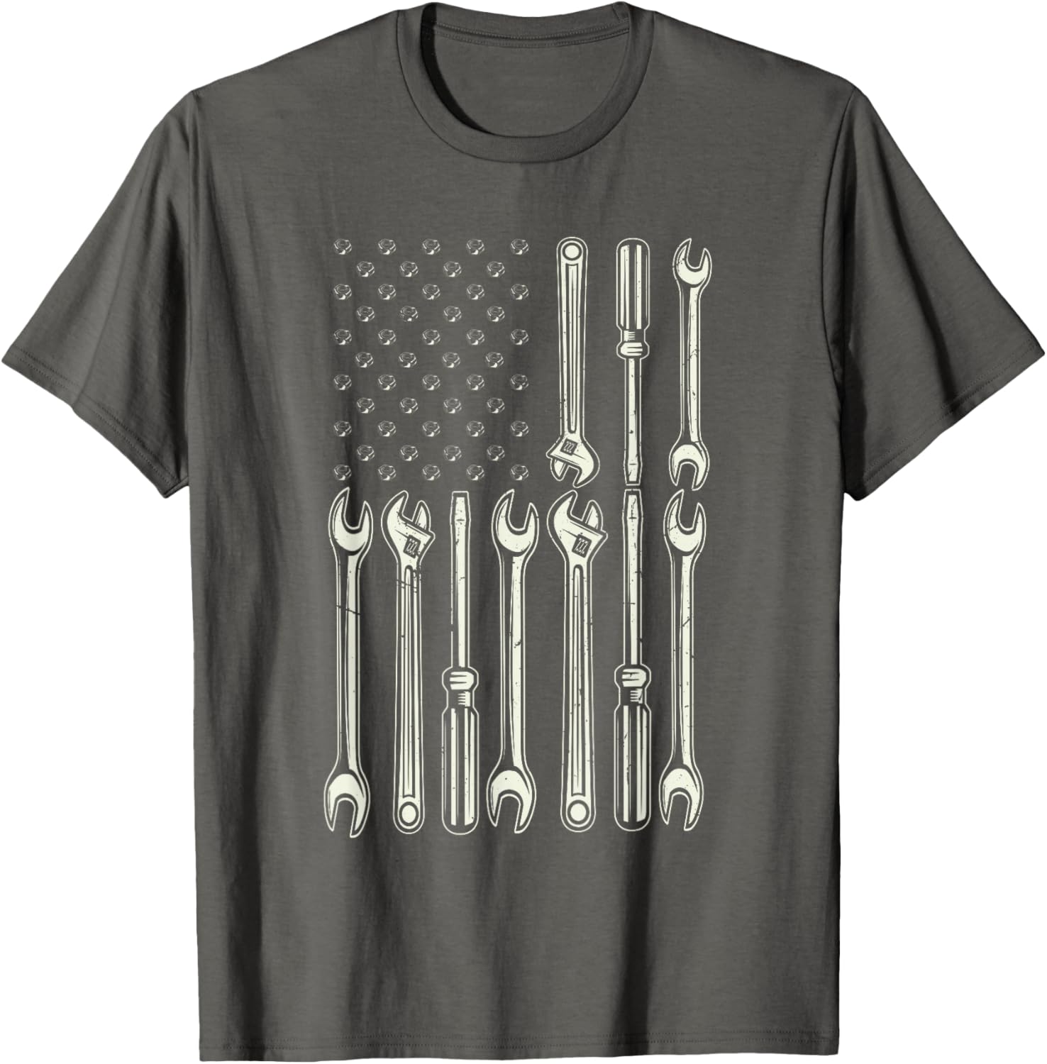 Patriotic Mechanic USA Flag T-Shirt for Men - Perfect Gift for Gearheads - 14