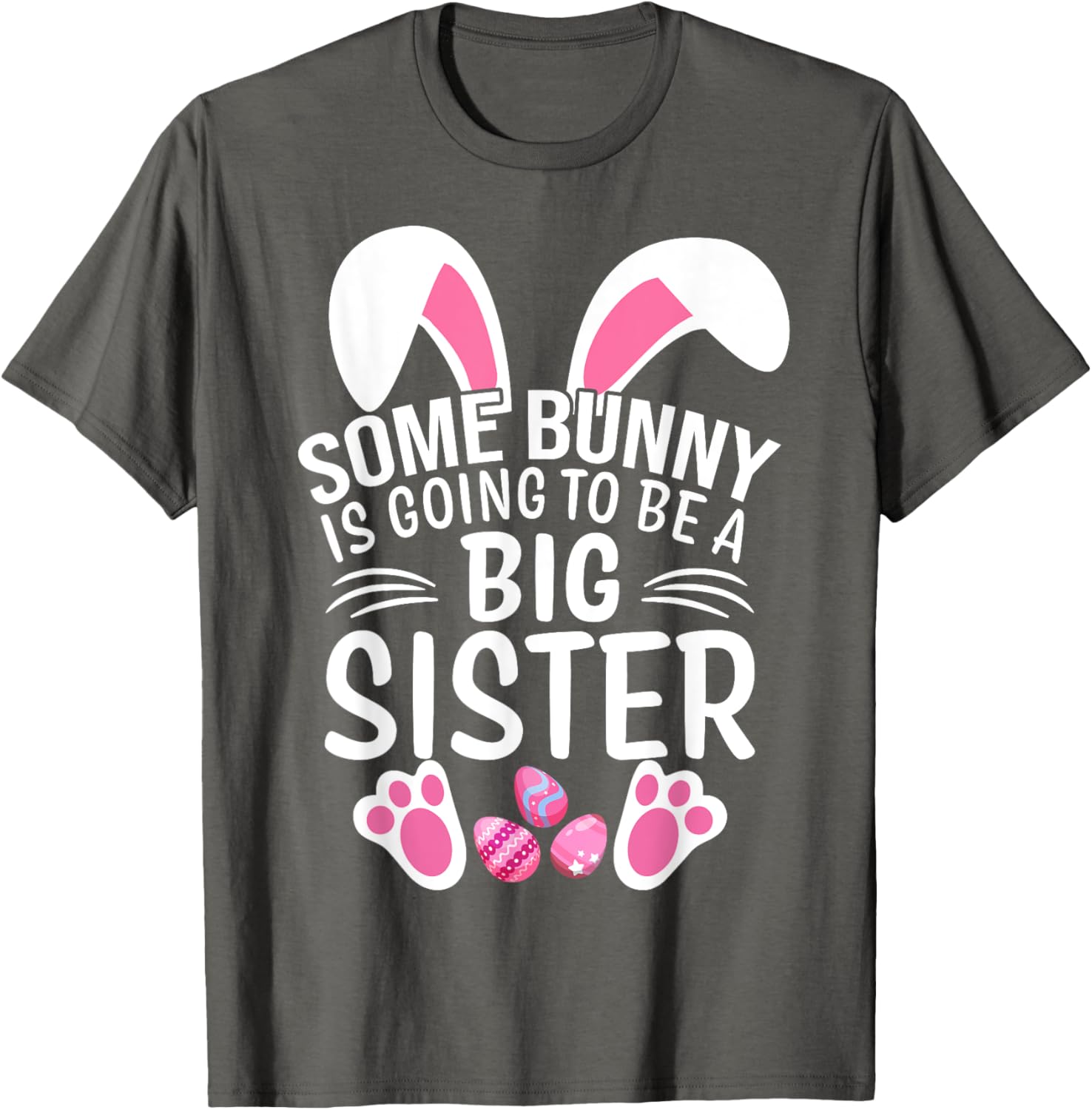 Some Bunny Is Going To Be A Big Sister Easter T-Shirt for Girls - 2