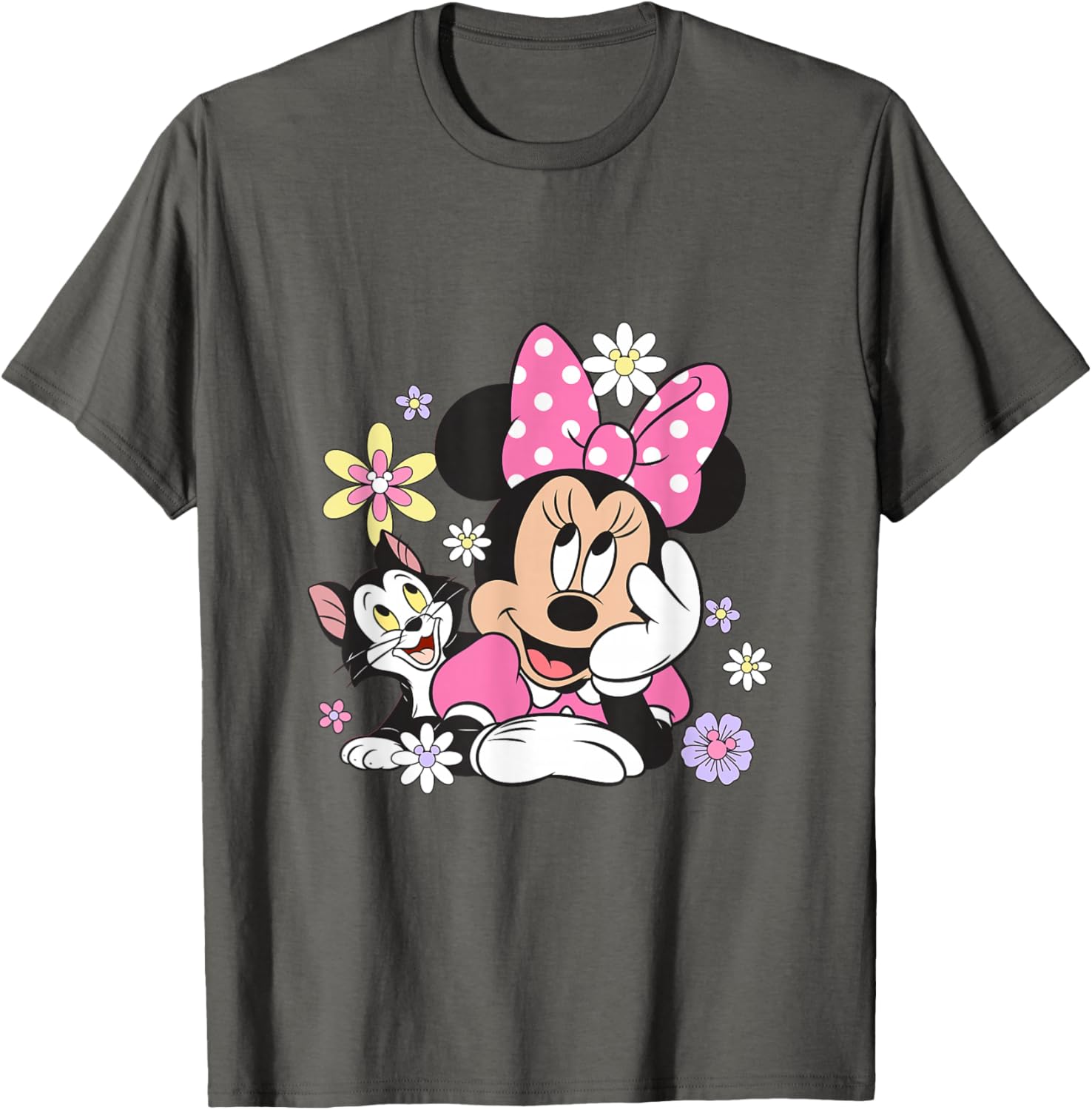 Minnie Mouse Figaro Floral T-Shirt for Disney Fans and Fashion Lovers - 5