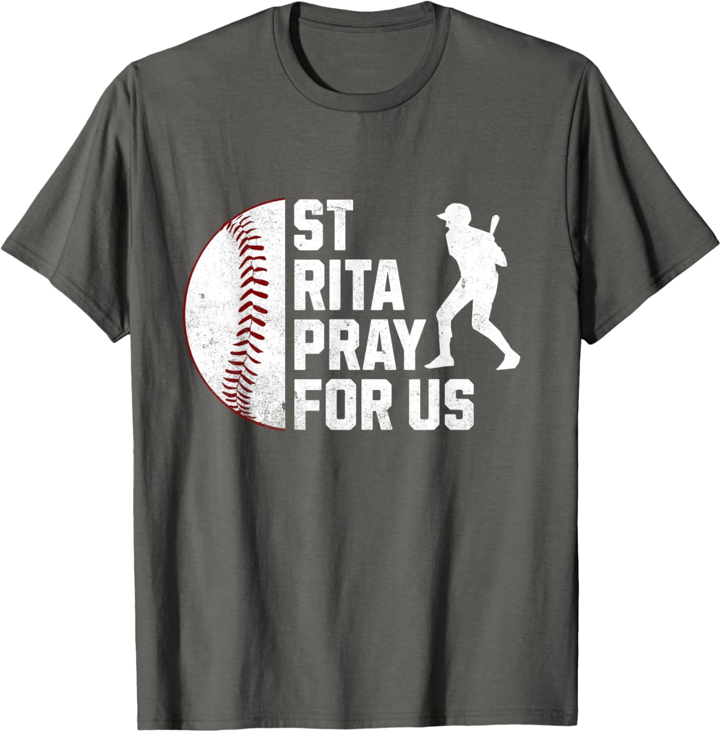 St Rita of Cascia Baseball Batter Patron Saint T-Shirt for Sports Lovers - 11
