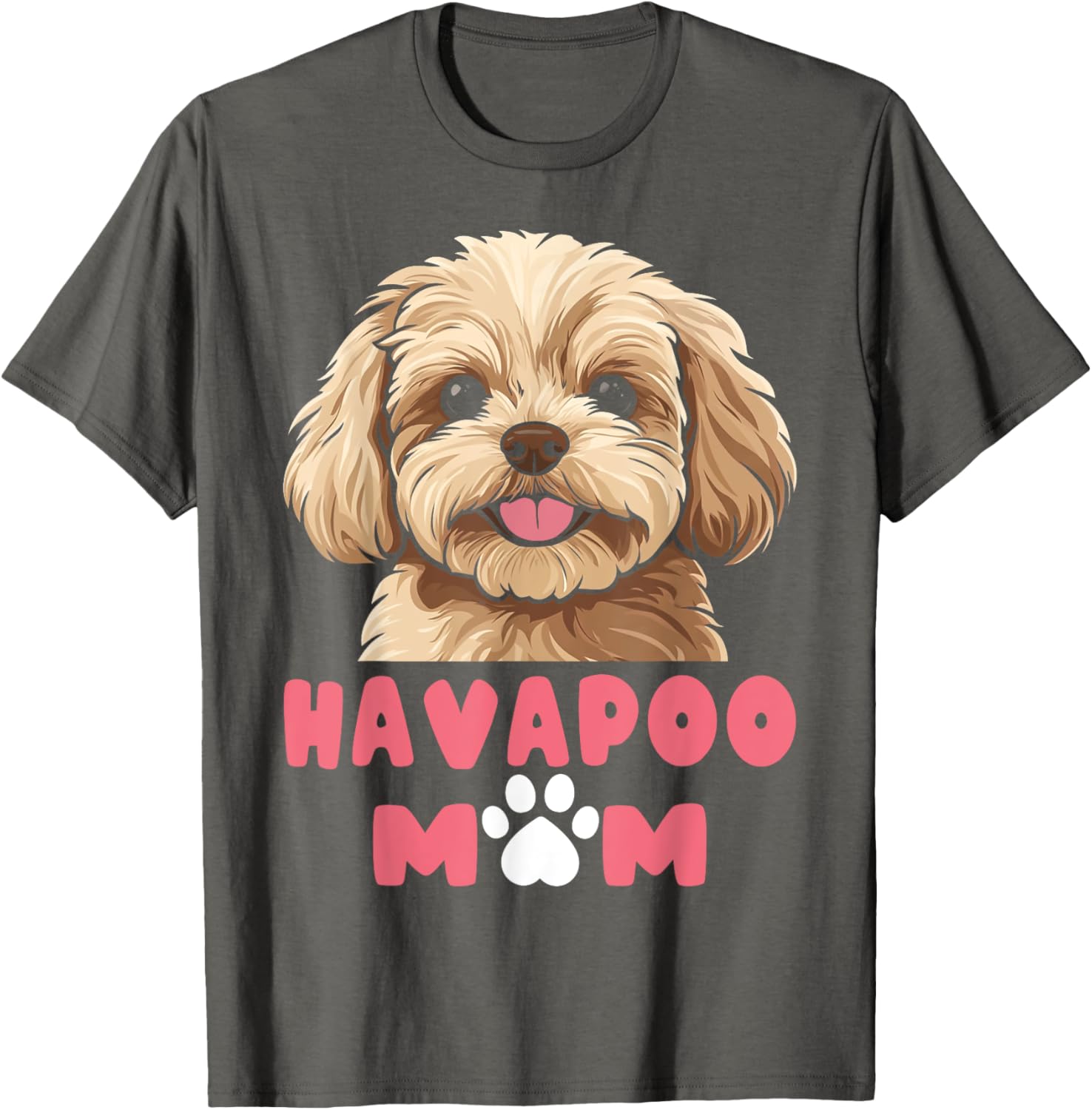 Havapoo Mom Dad T-Shirt for Dog Lovers - Cute Pet Lover Apparel for All - 1
