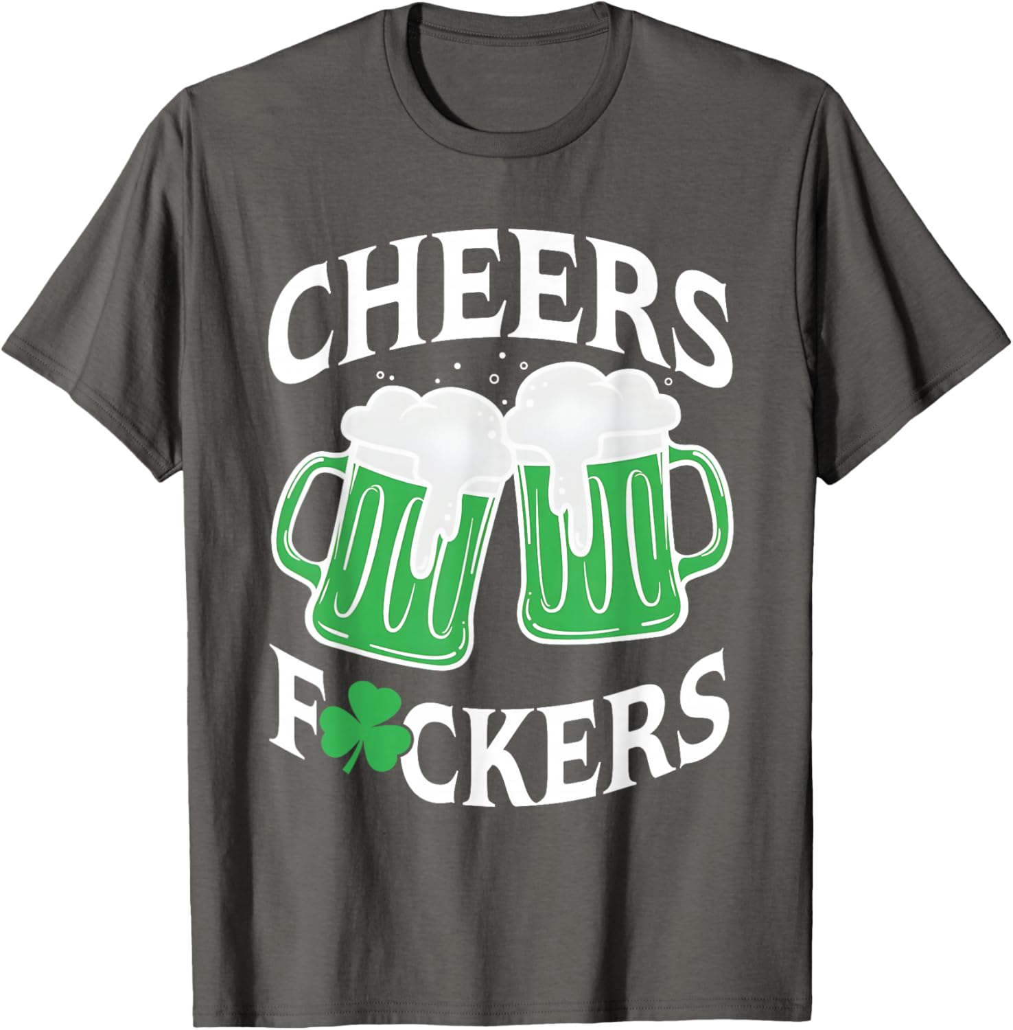 Funny St Patricks Day T-Shirt Cheers Shamrock Design for Party Fun - 20