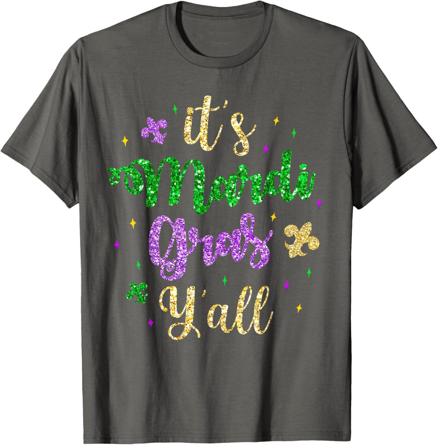 Mardi Gras Y'all Masks T-Shirt for Women and Kids - Fun Party Costume - 10