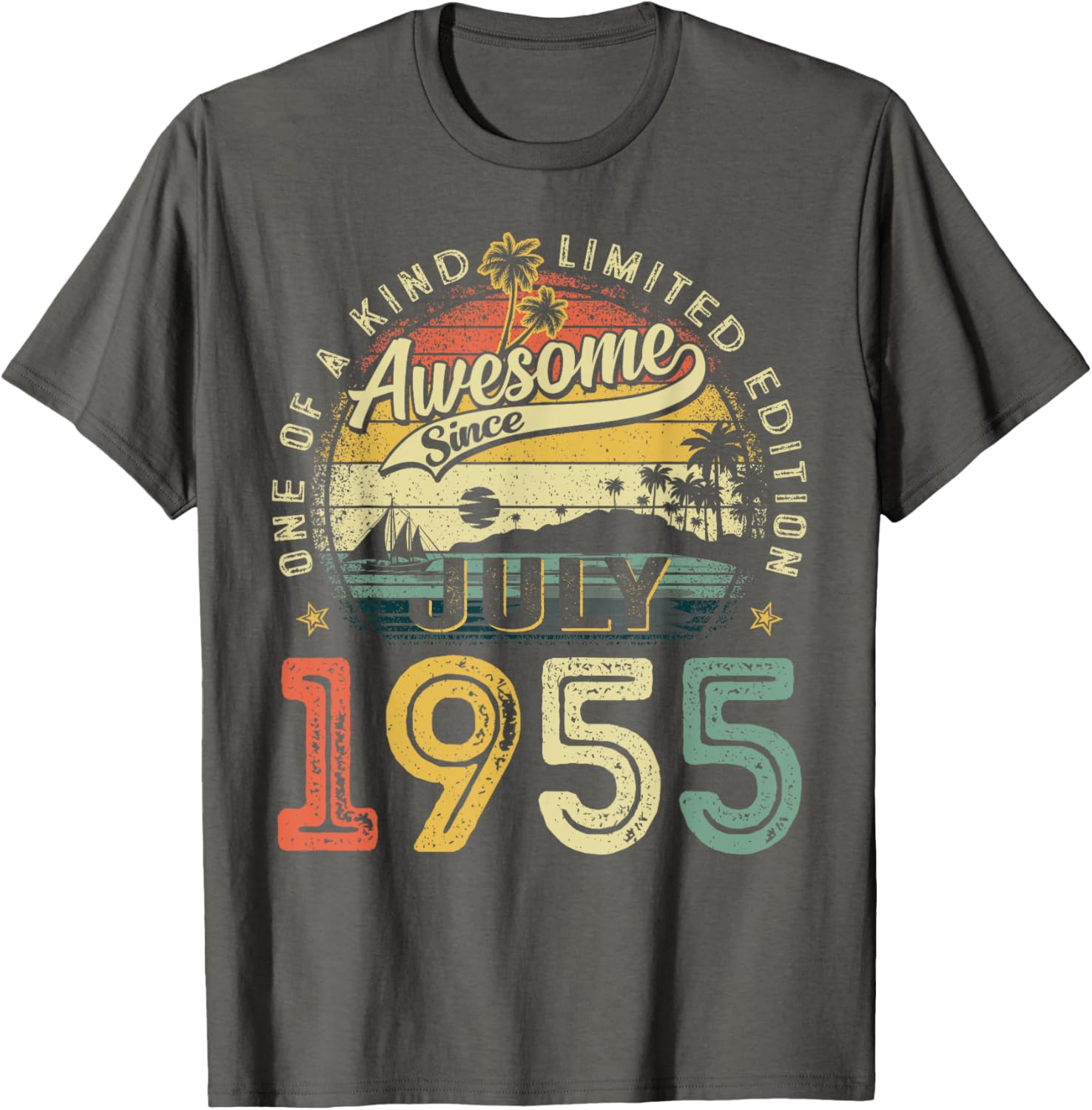 Vintage 70th Birthday T-Shirt for Men Born in July 1955 - Perfect Gift! - 10