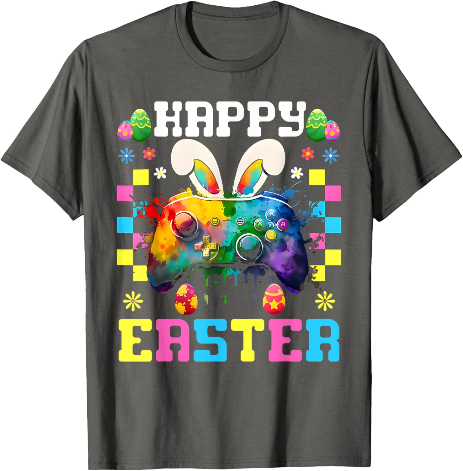 Easter Bunny Gamer T-Shirt for Boys and Girls Fun Video Game Apparel - 22