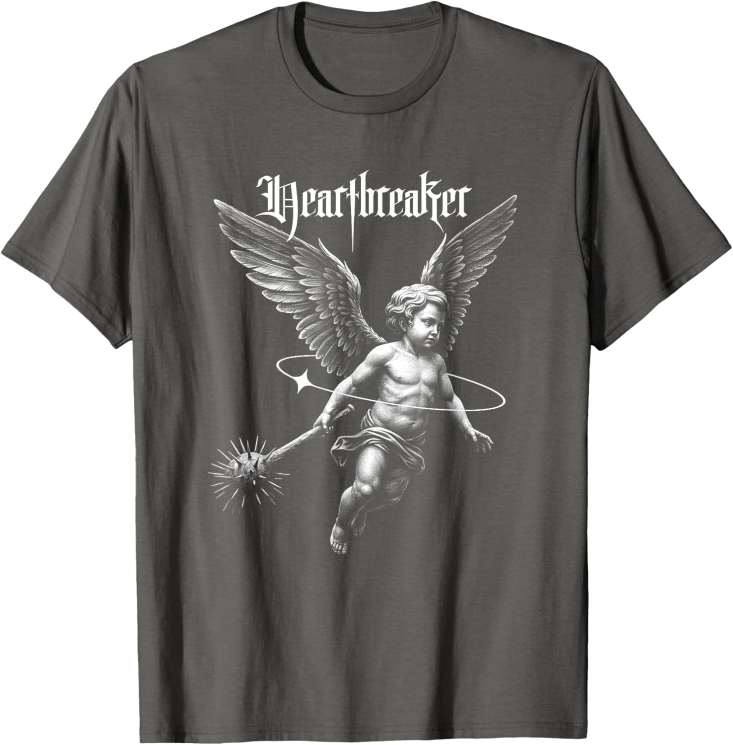 Heartbreaker Cherub Angel Cupid Anti Valentine's Day T-Shirt for Fun Lovers - 4