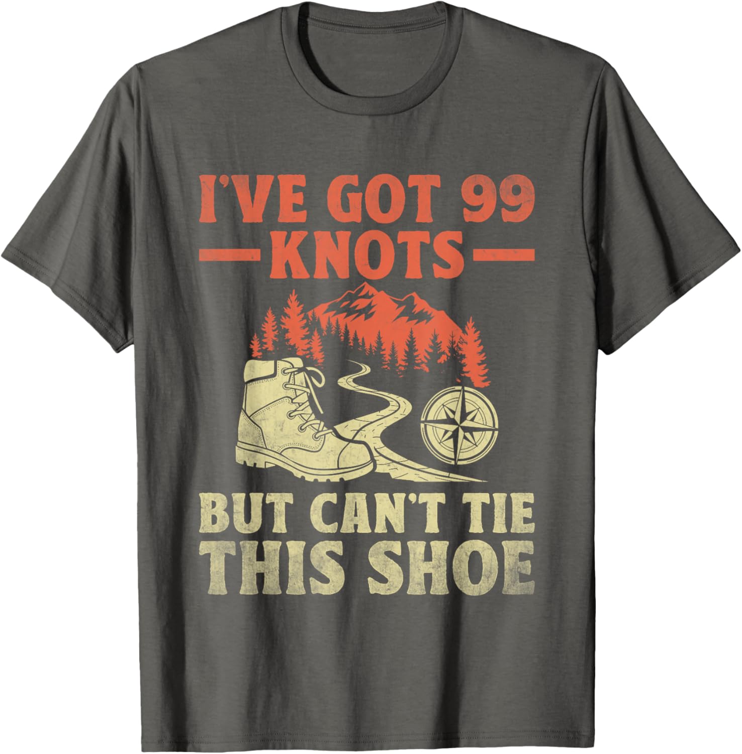 Funny Scout T-Shirt I've Got 99 Knots But Can't Tie This Shoe - 6