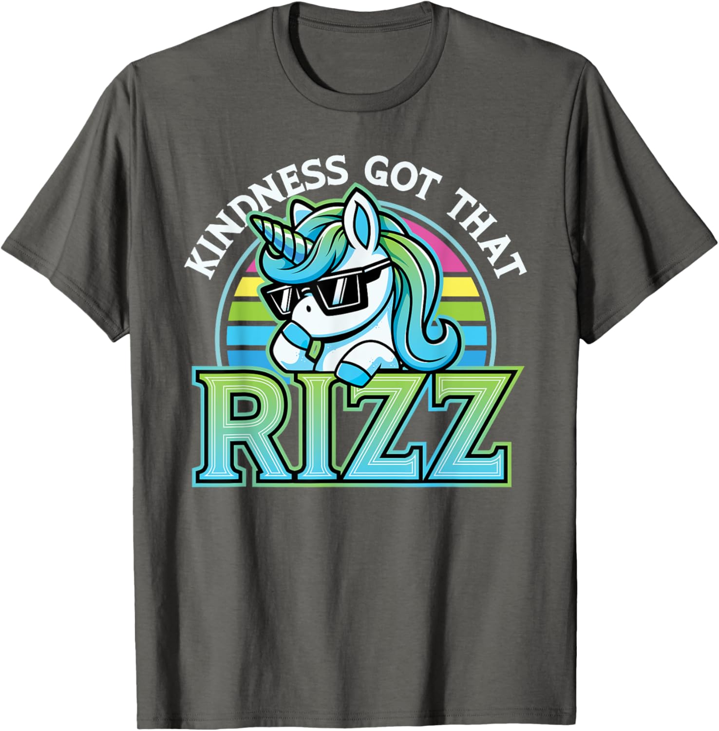 Kindness Anti Bullying Week Unicorn Got Rizz T-Shirt for Kids - 9