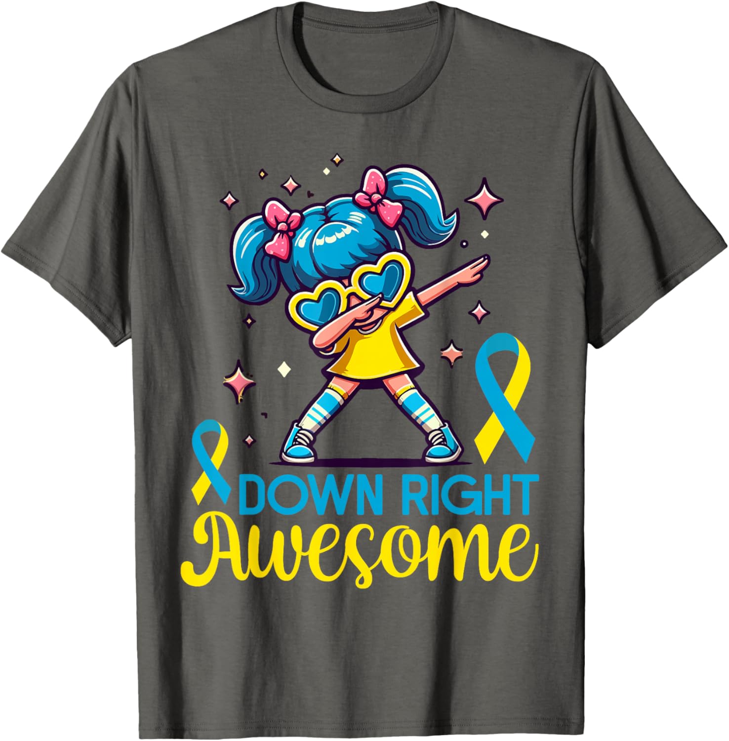 Down Syndrome Awareness Day Awesome Girls Women's T-Shirt for Support - 3