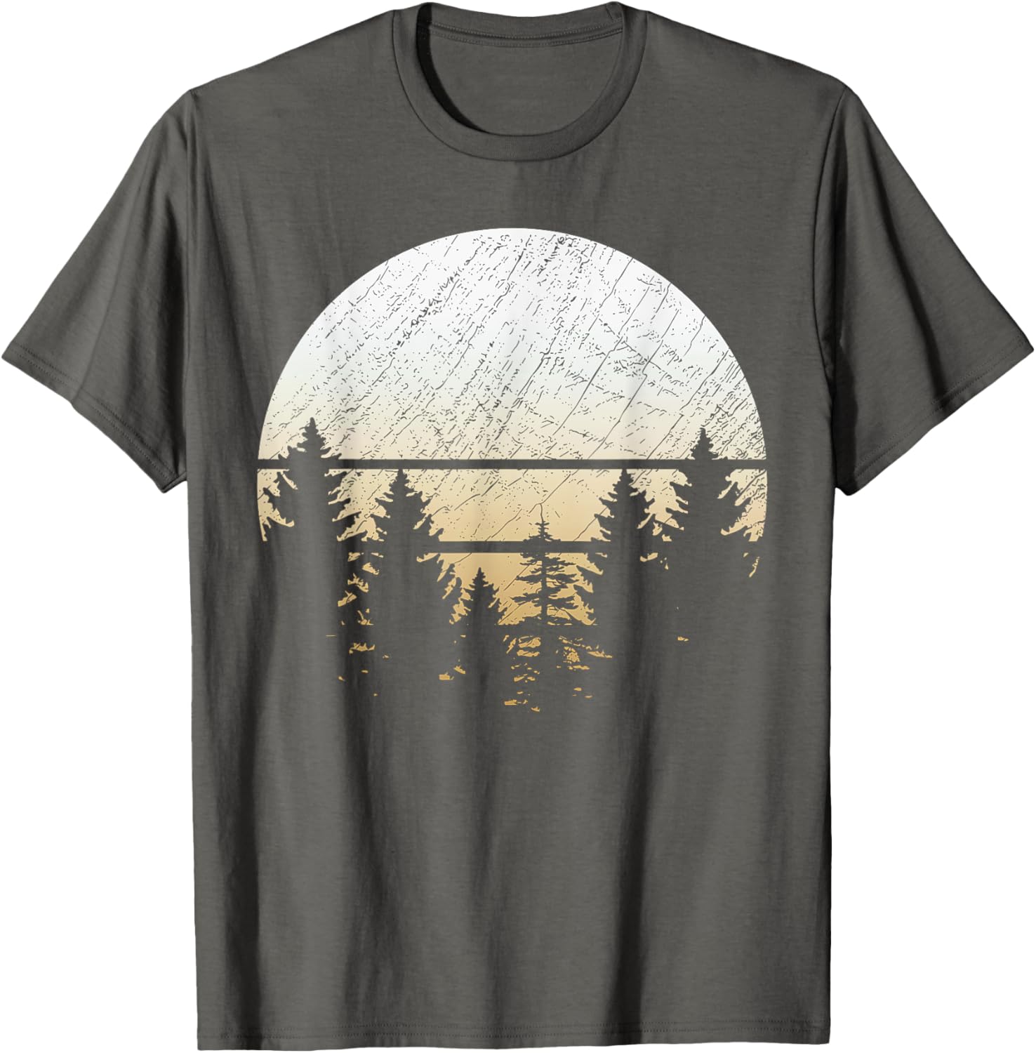 Retro Wildlife Trees Hiking T-Shirt for Nature Lovers and Adventurers - 2