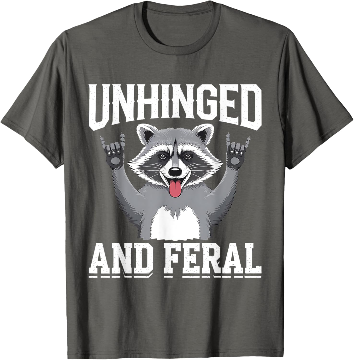 Feral Raccoon Retro Chaos Vibes T-Shirt for Fun and Stylish Outfits - 22
