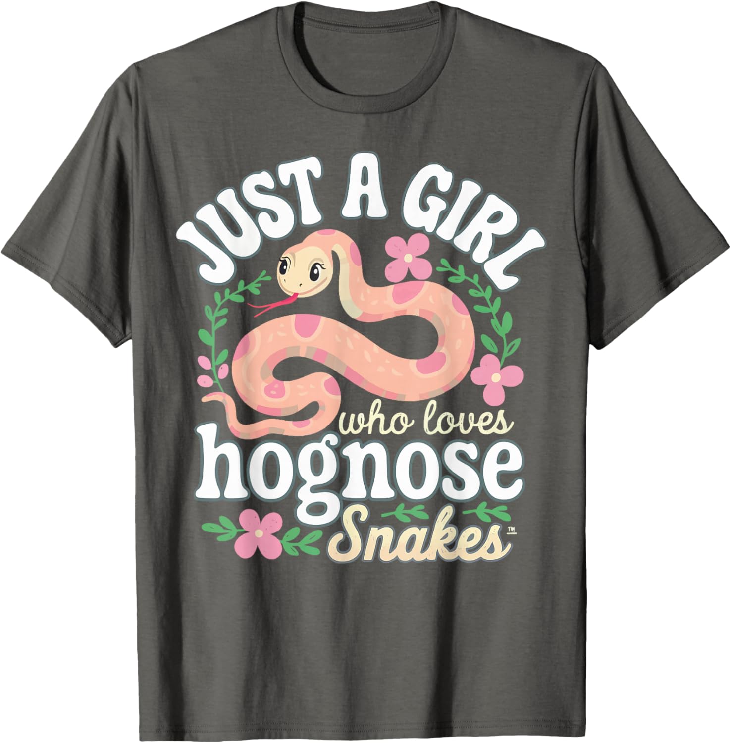 Just A Girl Who Loves Hognose Snakes Tee Shirt for Snake Lovers - 8