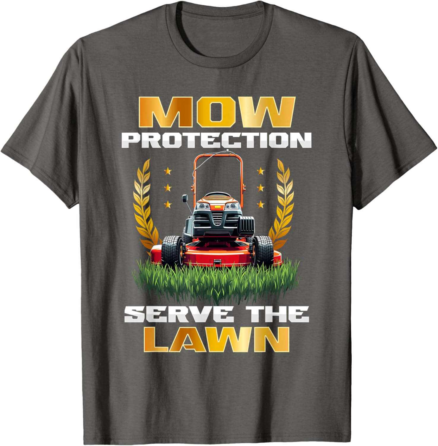 Lawn Mowing Mower Protection T-Shirt for Lawn Care Enthusiasts - 3