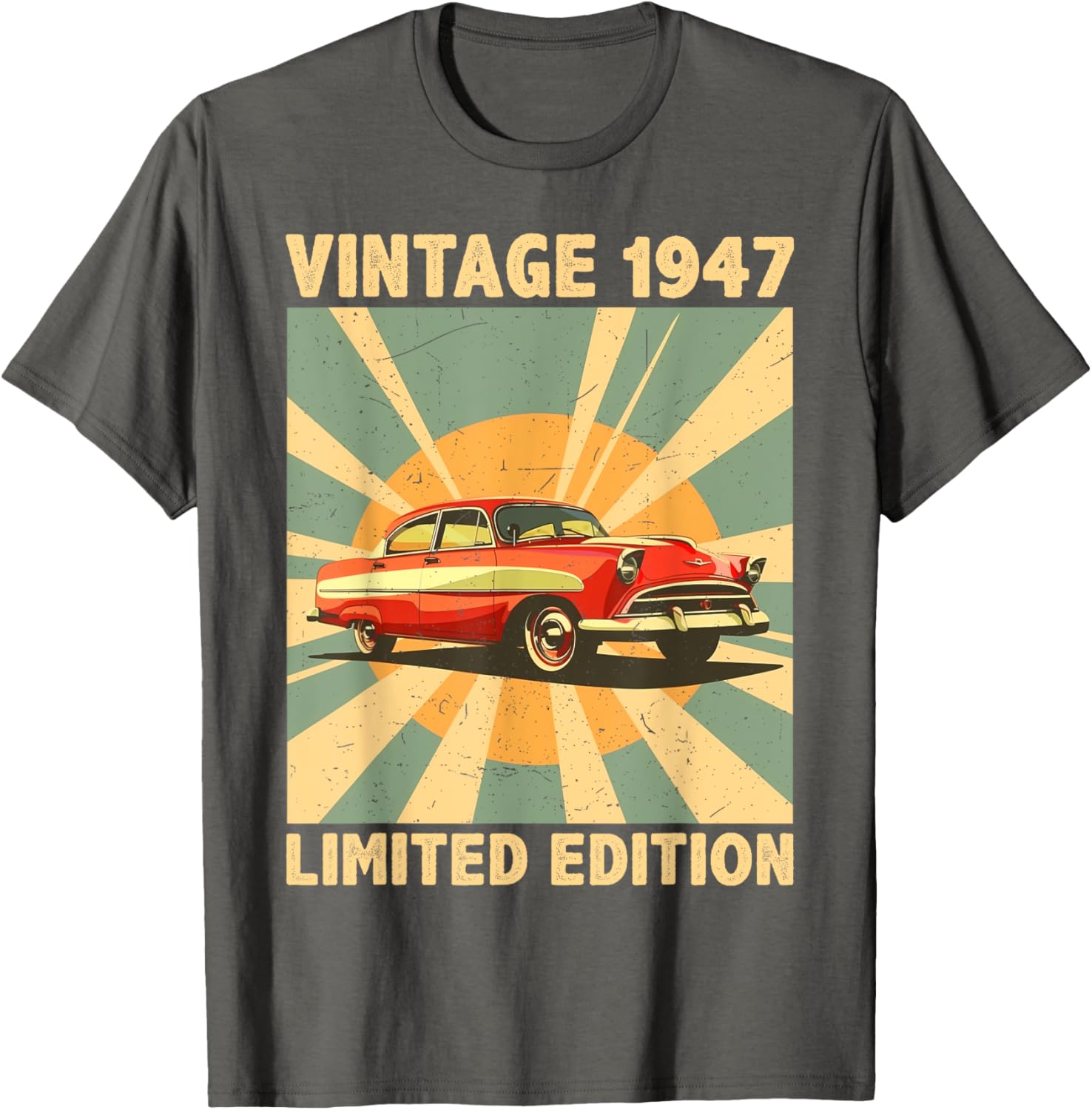 Funny 78th Birthday T-Shirt Retro 80's 1947 Vintage Style Gift Idea - 14