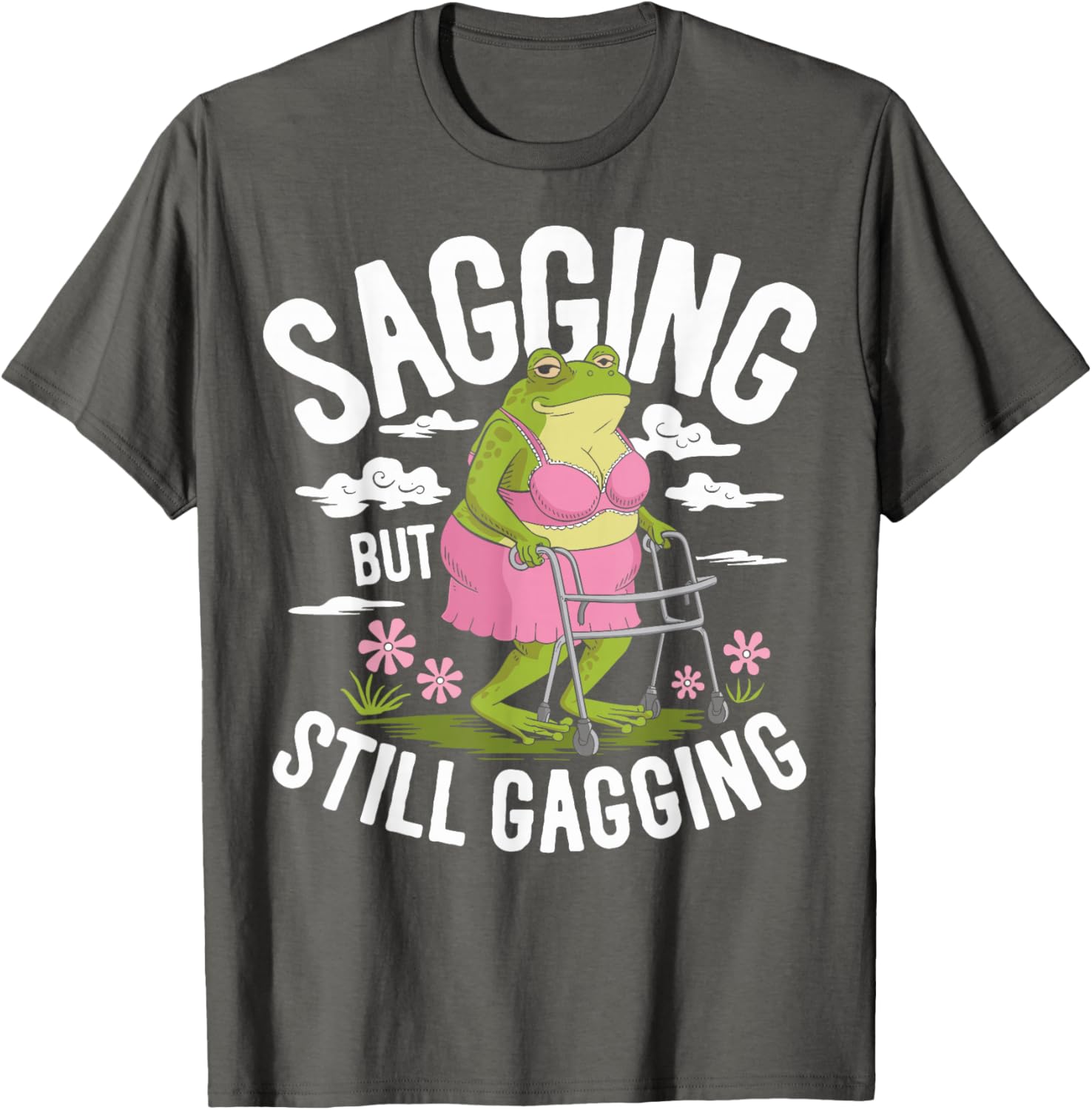 Funny Sagging Frog Meme T-Shirt for Sarcastic Humor Lovers - 15