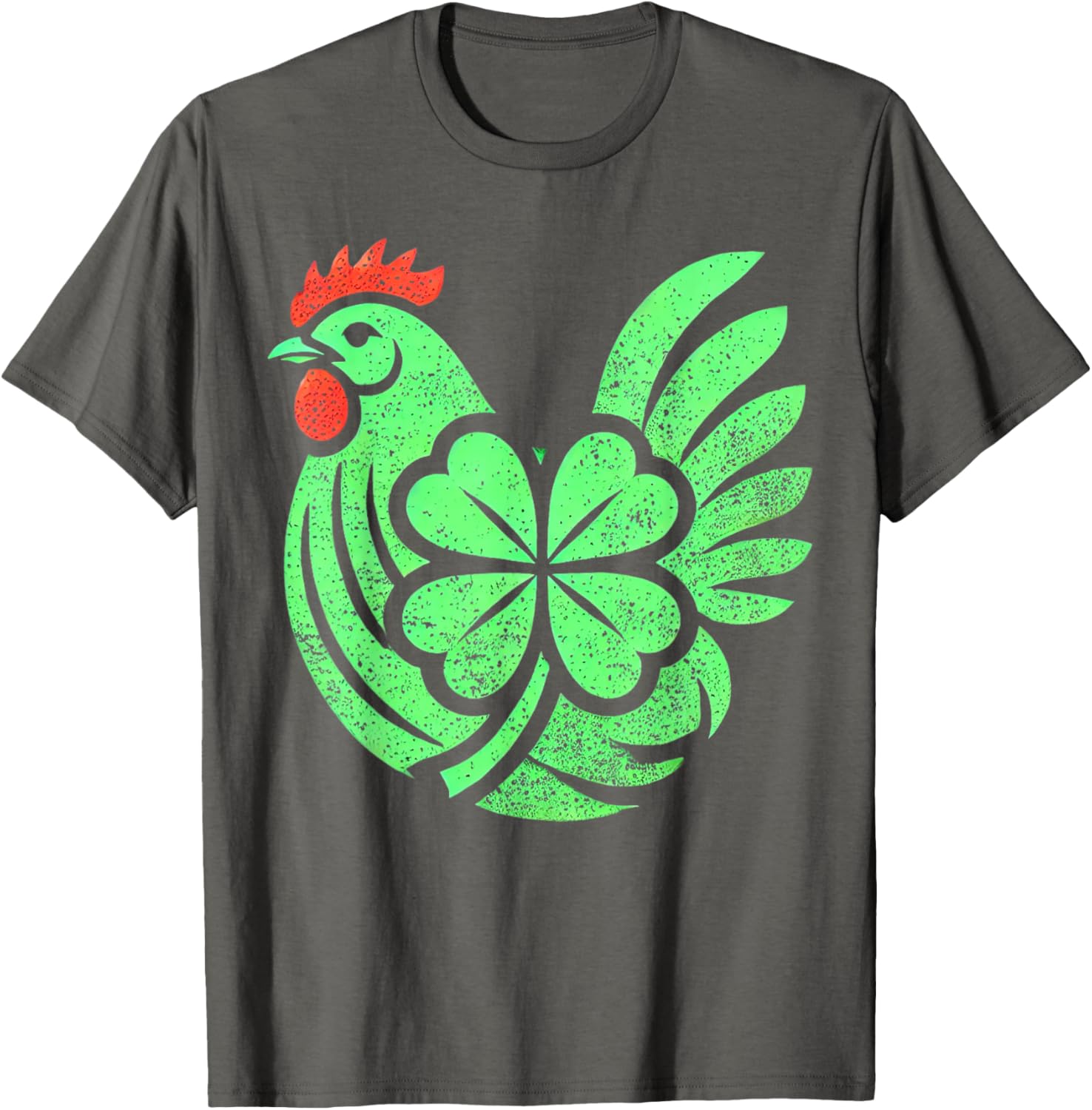 Cute Chicken Hen Shamrock St. Patrick's Day T-Shirt for Festive Fun - 8