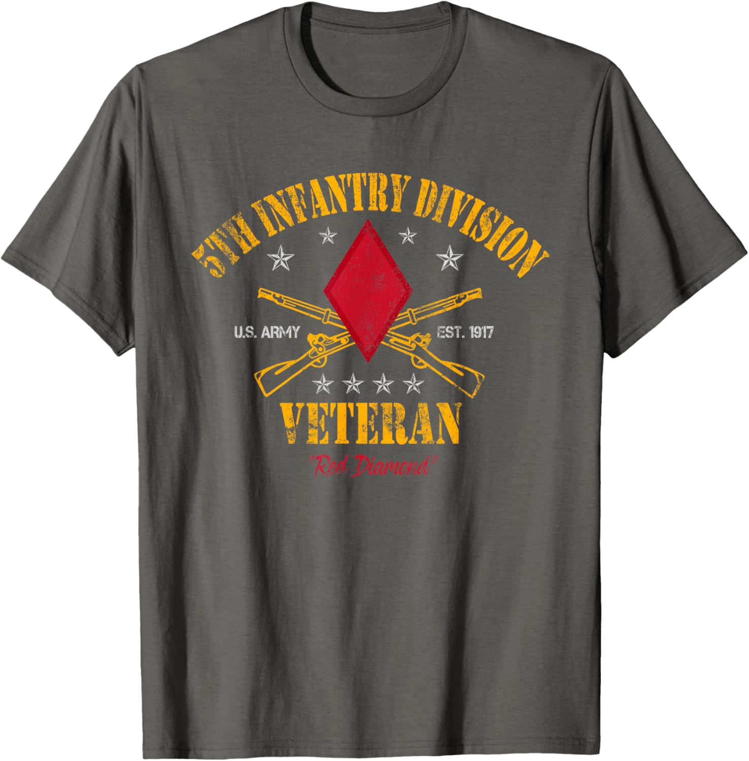 5th Infantry Division Veteran T-Shirt for Veterans Day - Military Apparel - 2