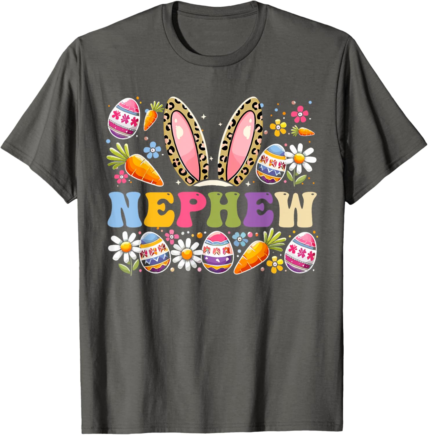 Cute Nephew Easter Rabbit Ears T-Shirt Perfect for Easter Celebrations - 4