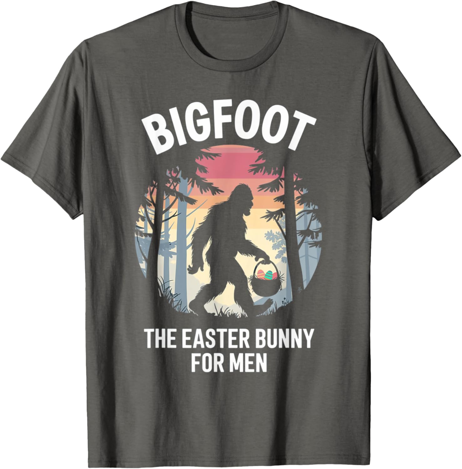 Funny Bigfoot Easter Bunny T-Shirt for Unique Holiday Style - 20