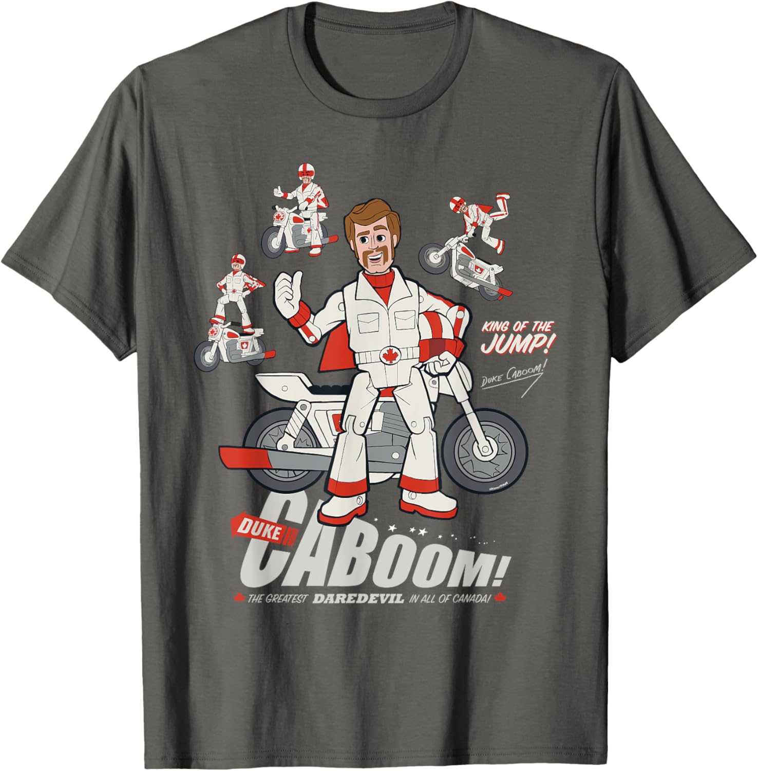 Disney Pixar Toy Story Duke Caboom Stuntman Fun Graphic T-Shirt - 16
