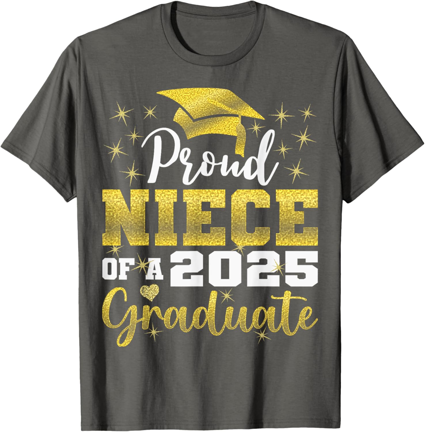 Super Proud Niece of Graduate 2025 Senior Graduation Family T-Shirt - 10