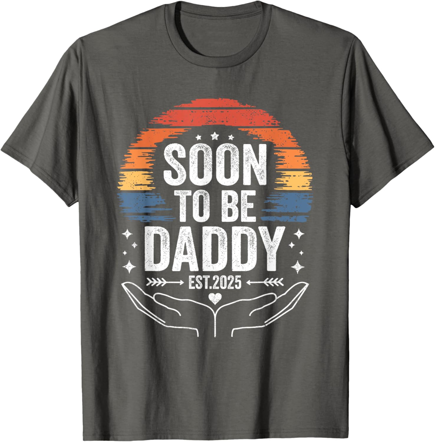 Soon To Be Daddy 2025 Pregnancy Announcement Dad T-Shirt for Him - 4