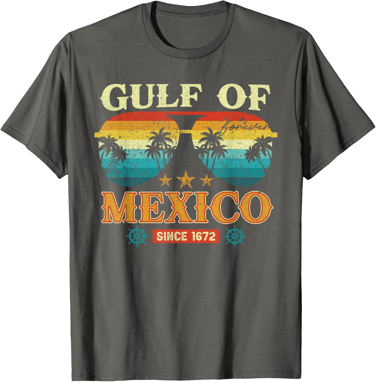 Gulf of Mexico Vintage T-Shirt Retro Style Clothing for Beach Lovers - 21