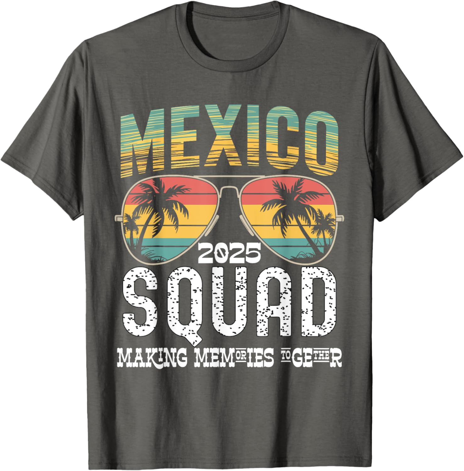 Mexico 2025 Squad Family Vacation Matching T-Shirt Tropical Vibes - 11