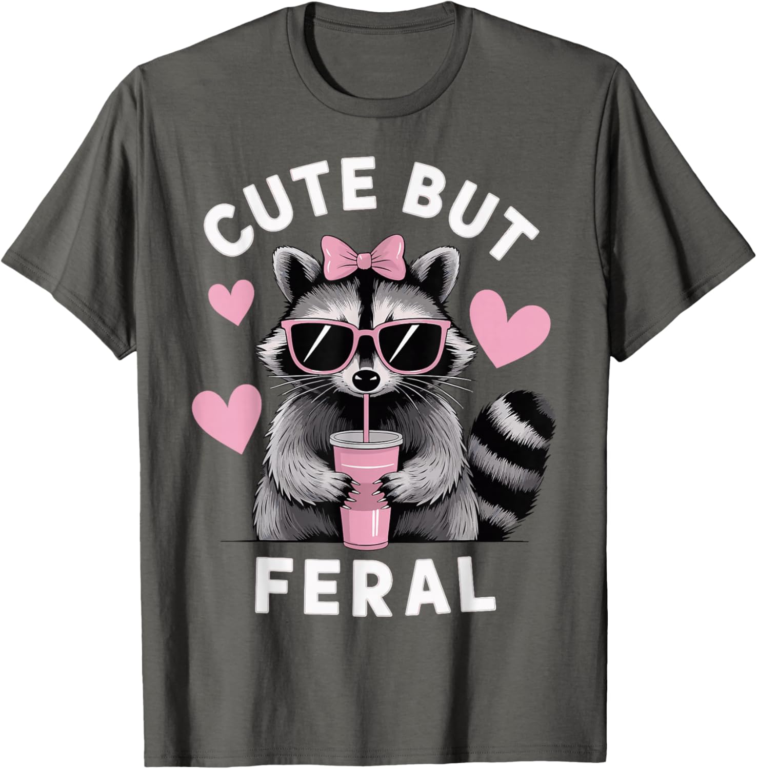 Cute But Feral T-Shirt for Animal Lovers - Stylish and Playful Apparel - 20