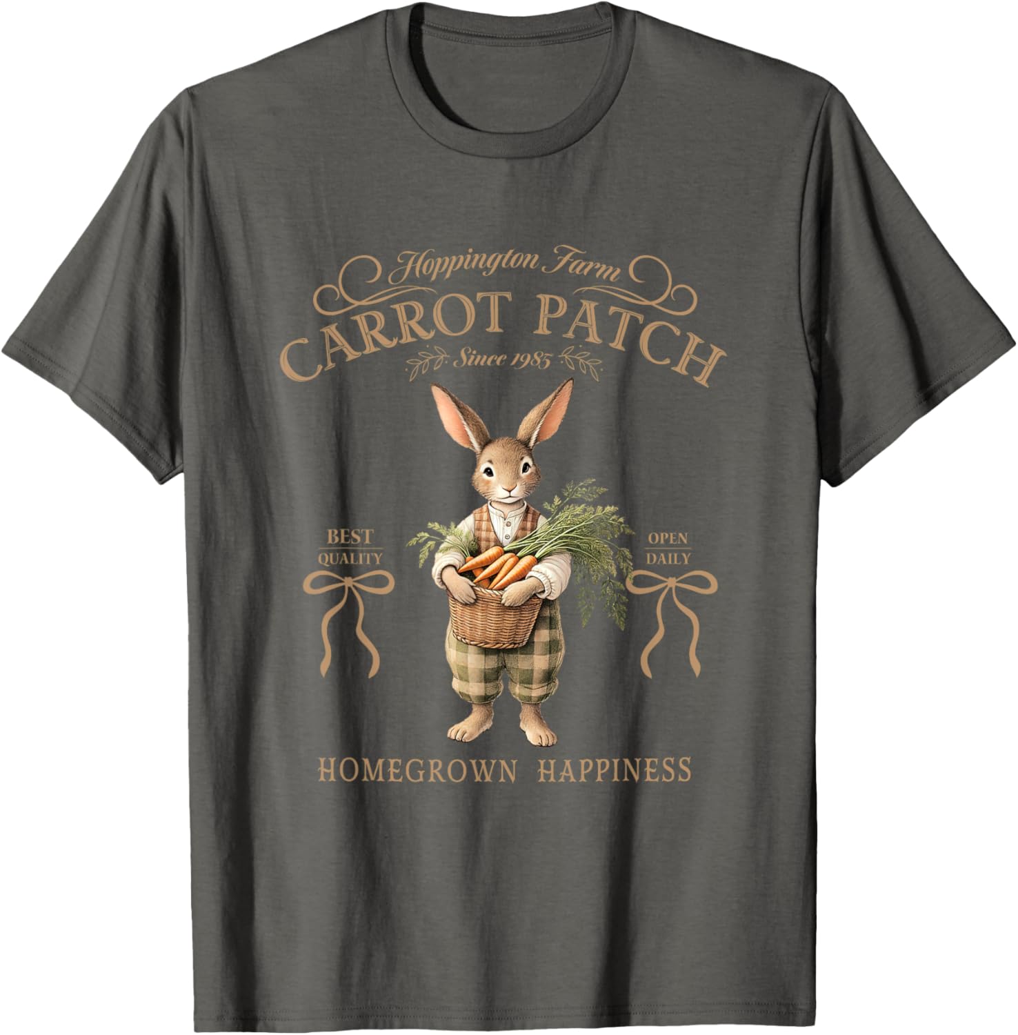 Hoppington Farm Carrot Patch Happy T-Shirt for Garden Lovers - 16