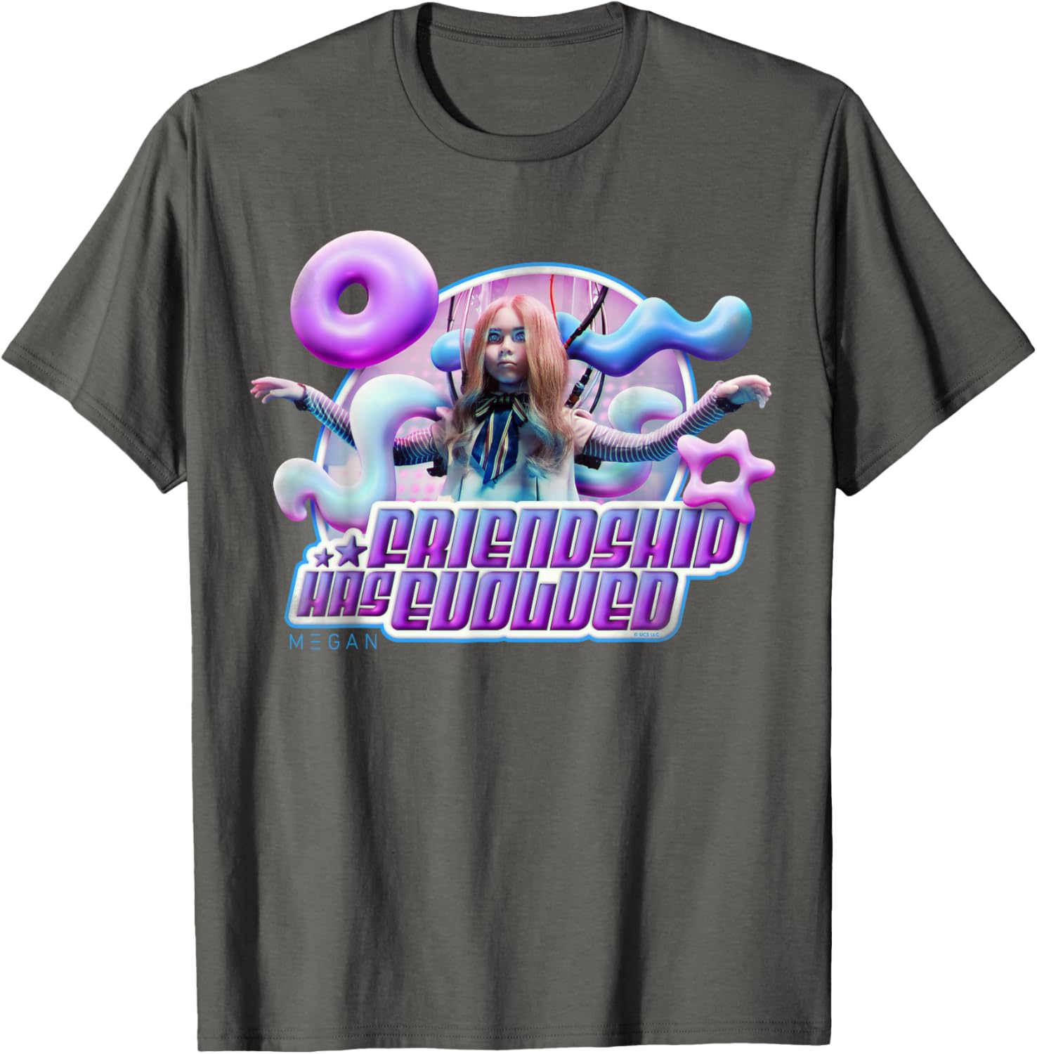 M3GAN Y2K Cyber Pop Style T-Shirt for Trendy Friendship Fashion - 18