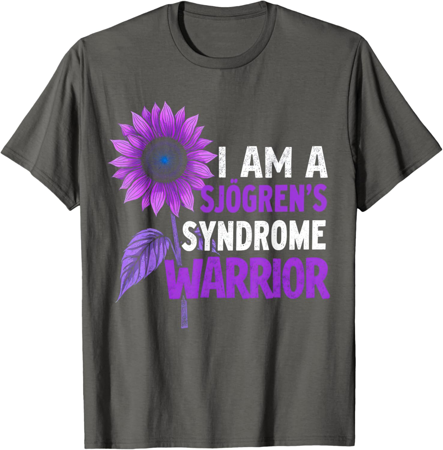 Sjögren's Syndrome Awareness Sunflower Warrior T-Shirt for Support - 3