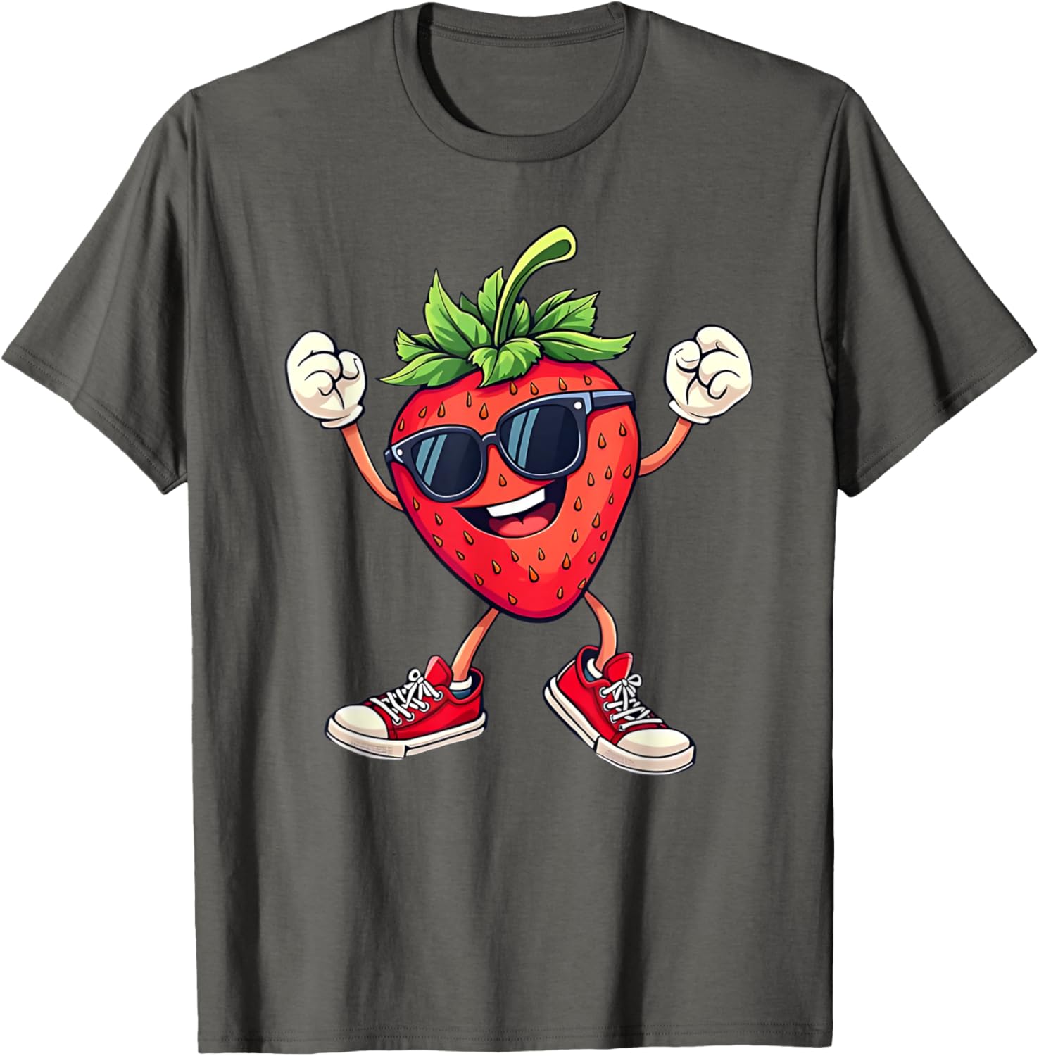 Fun Partying Strawberry Costume T-Shirt for Kids Boys and Girls - 15