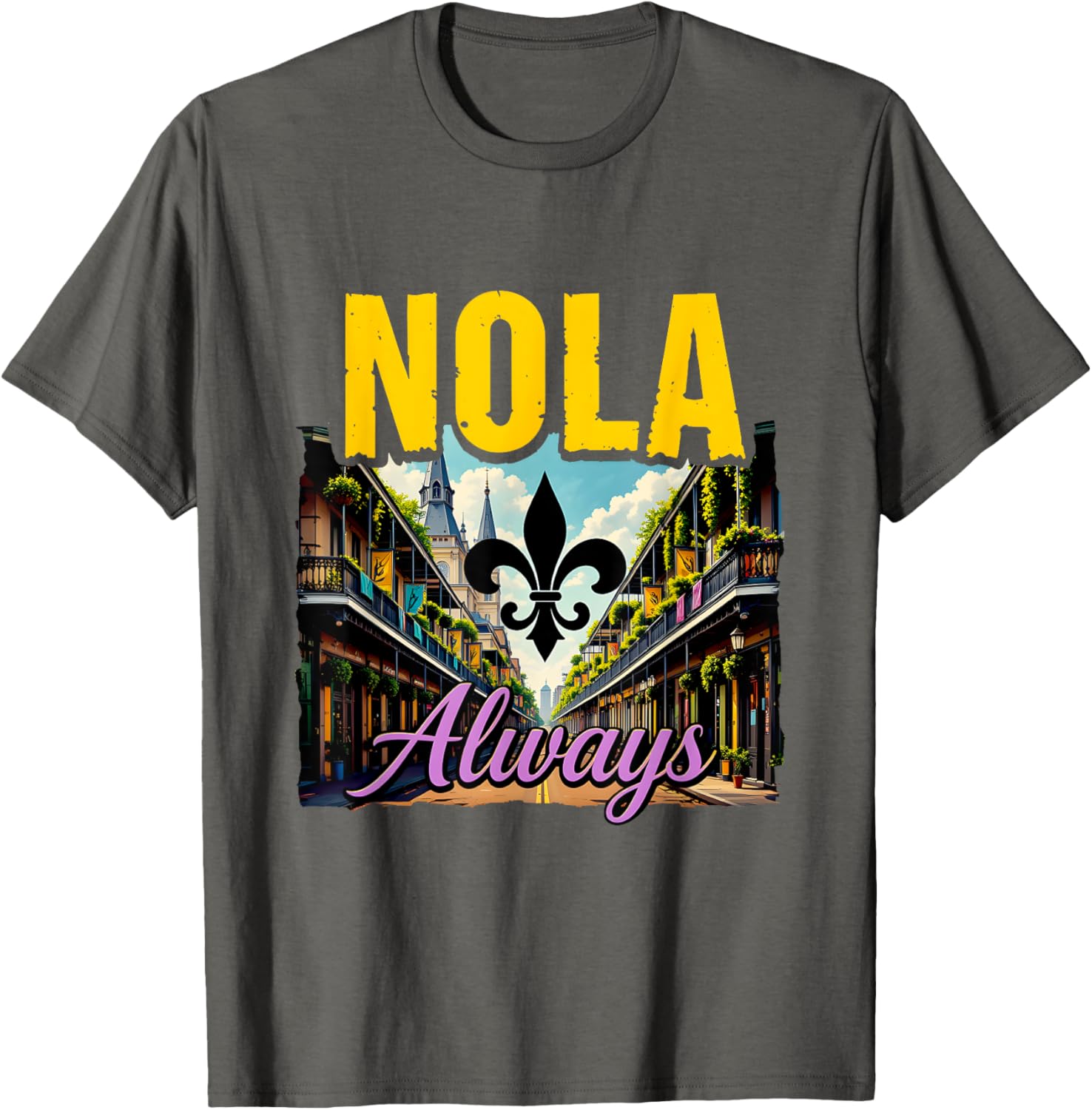NOLA Never Forget New Orleans Support T-Shirt for Proud Locals - 12