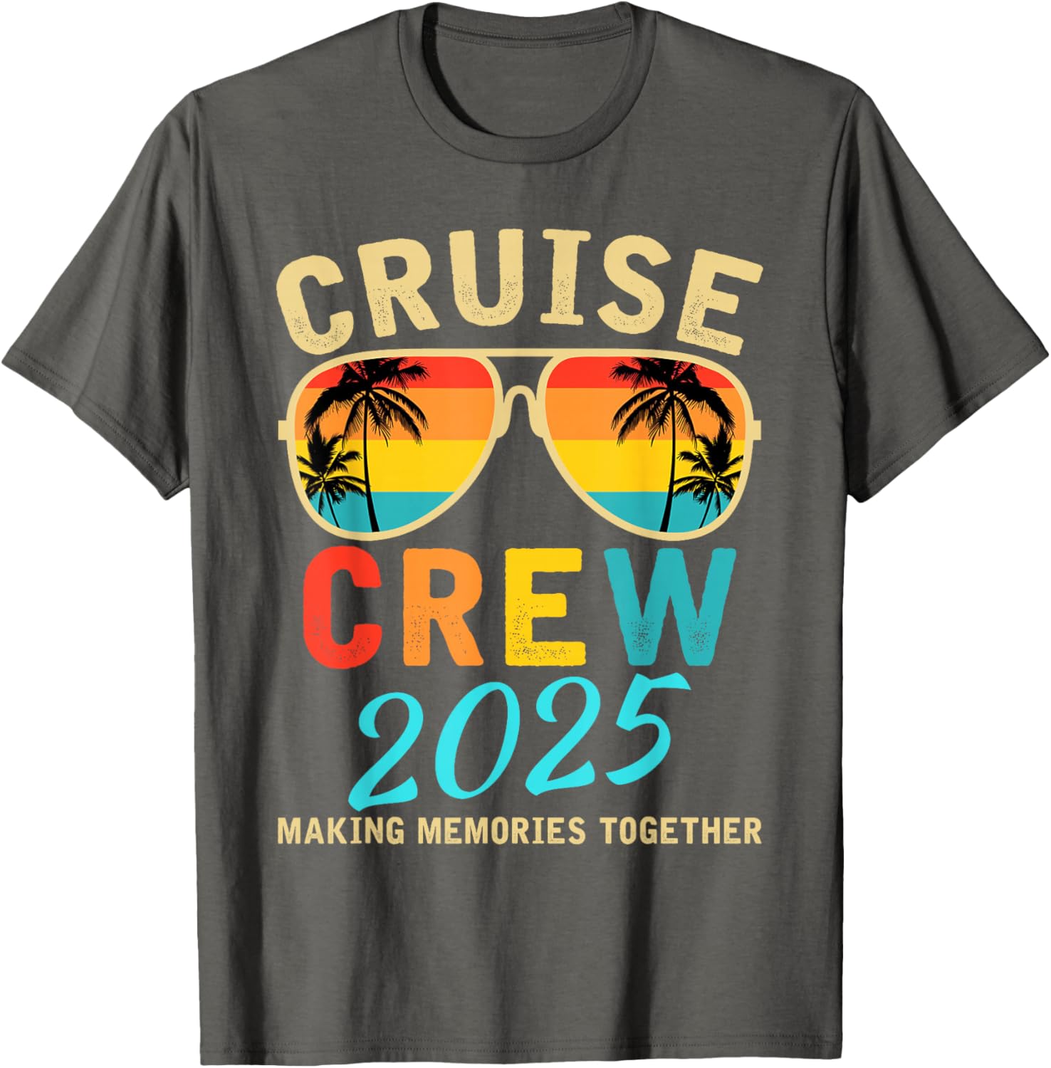 Cruise Crew 2025 Summer Vacation Funny Matching Group T-Shirt - 12