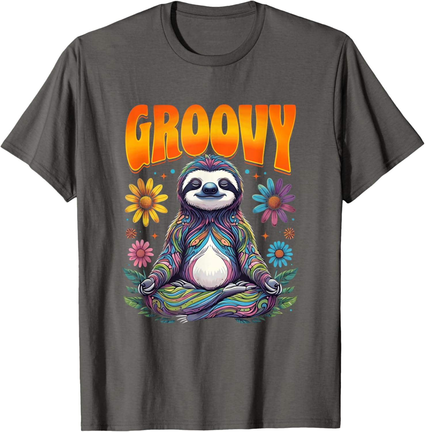 Groovy 70s Tie Dye T-Shirt for Men and Women - Hippie Style Apparel - 8