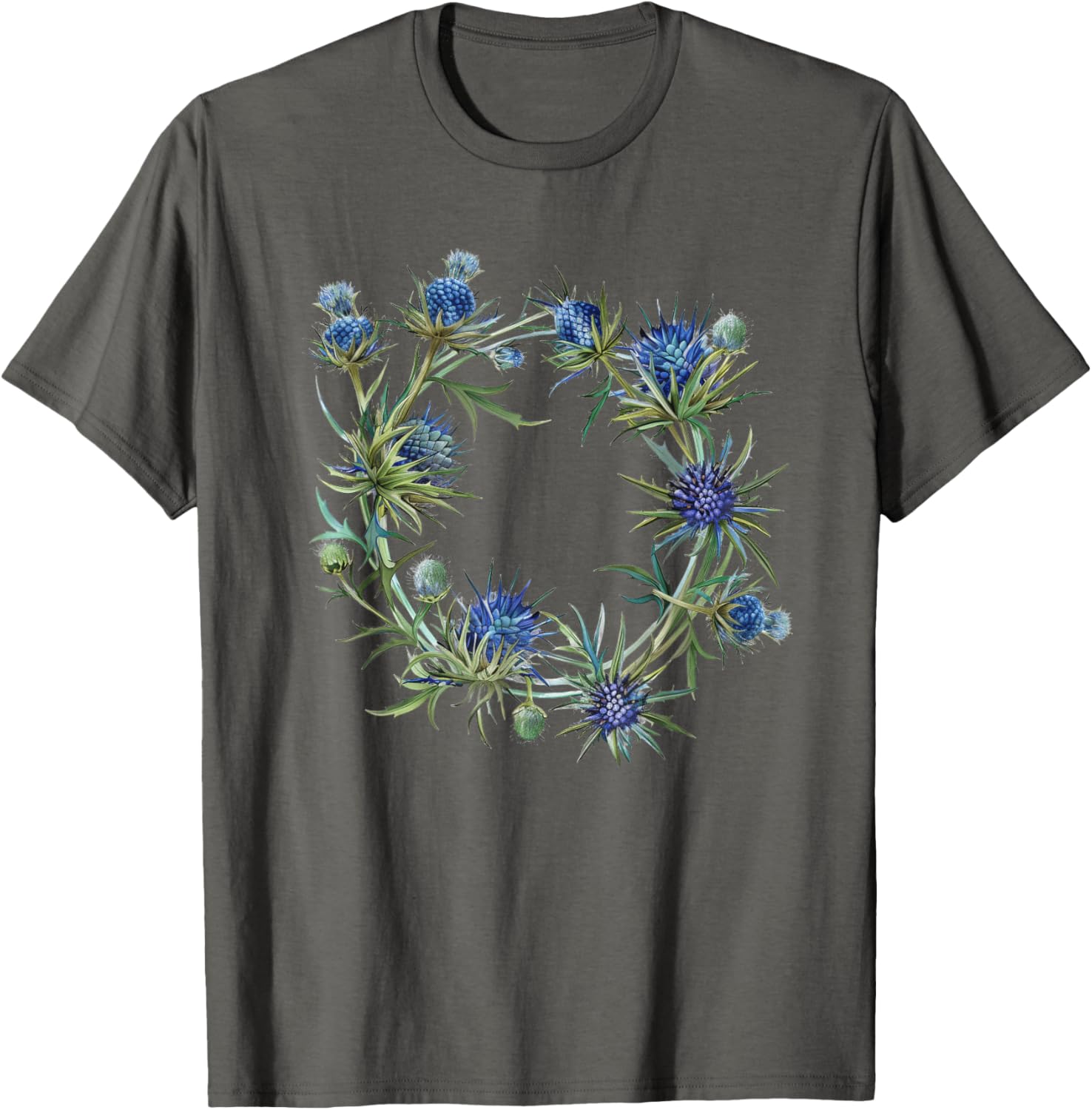 Eryngium Wreath T-Shirt for Nature Lovers - Stylish & Comfortable Wear - 8