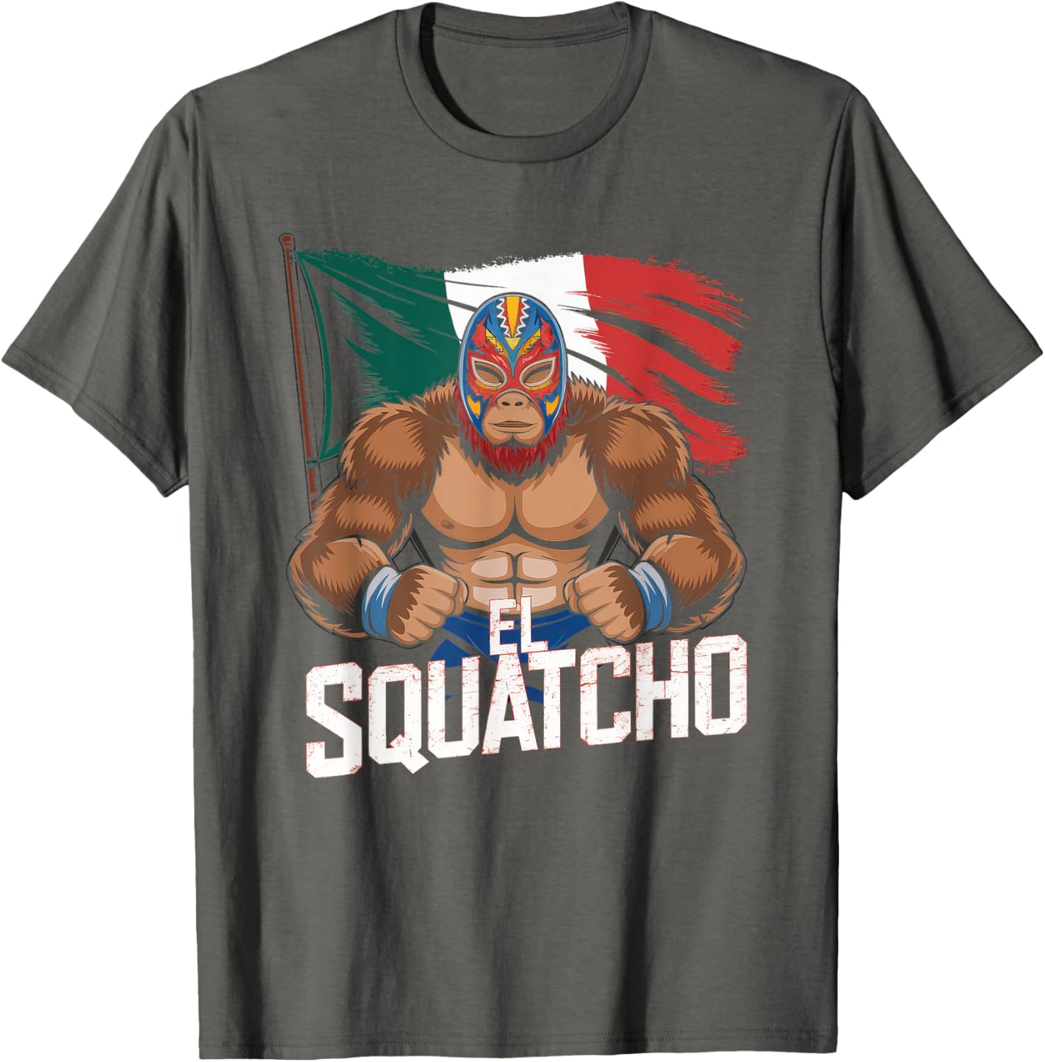 El Squatcho Bigfoot T-Shirt for Men and Women - Fun Sasquatch Design - 16