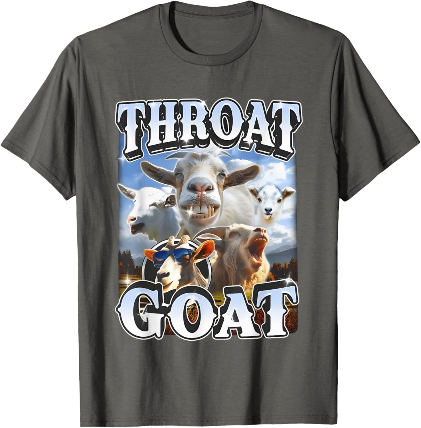 Throat Goat Retro Funny Gag T-Shirt for Adult Humor Lovers - 25