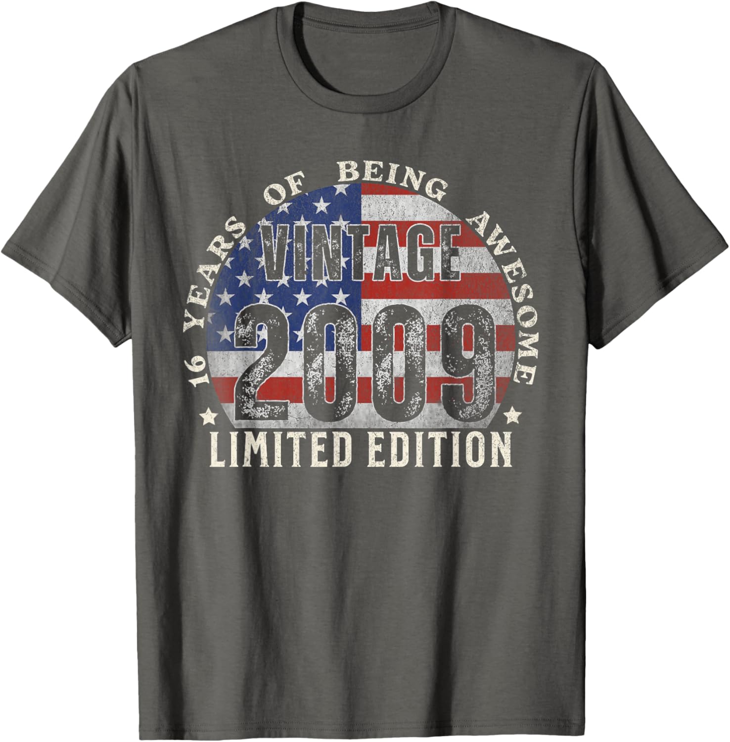 Vintage 2009 Limited Edition 16th Birthday T-Shirt for Unique Gifts - 17