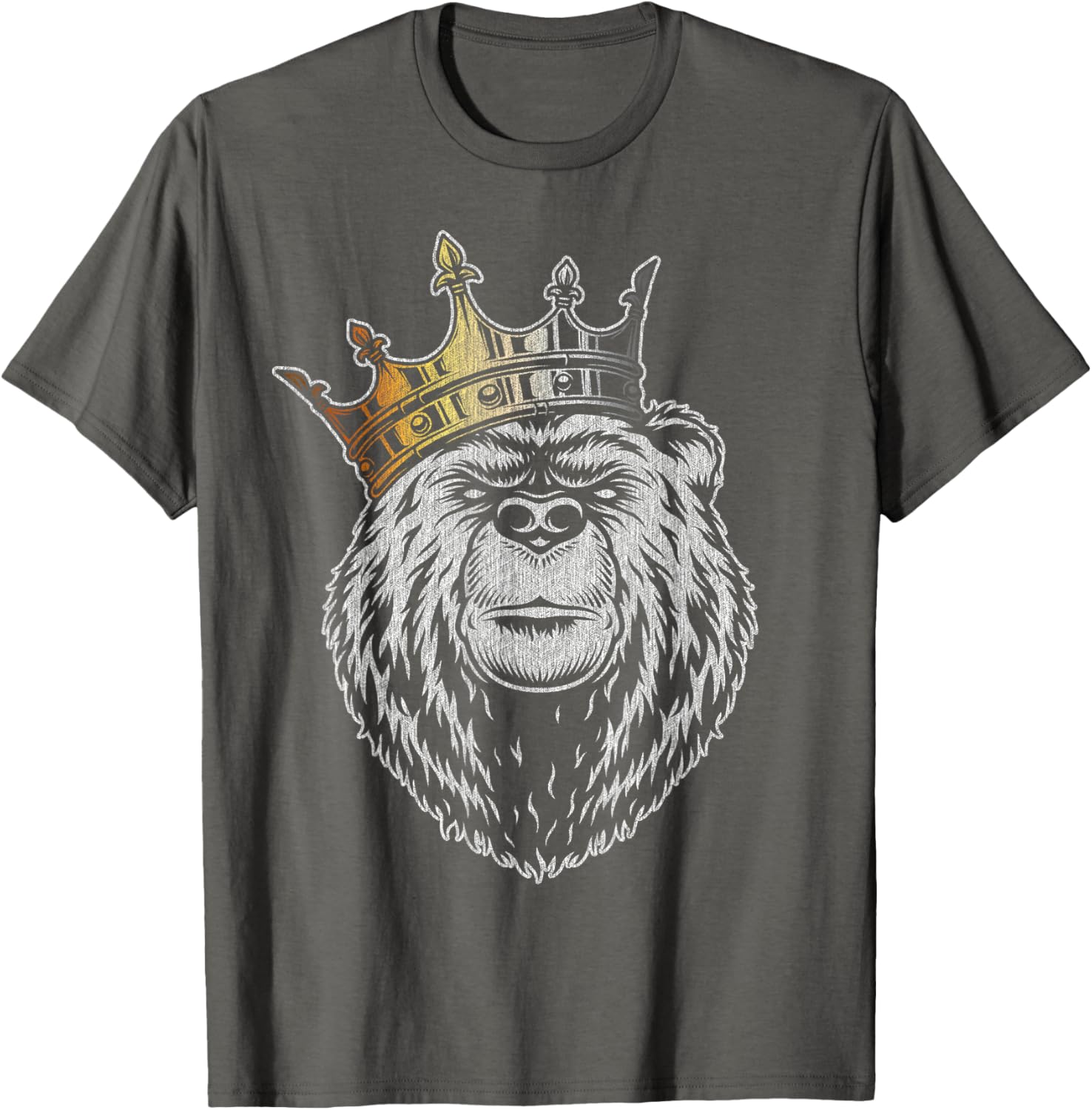 Bear Pride Majestic Crown T-Shirt in Bear Flag Colors for Everyone - 5
