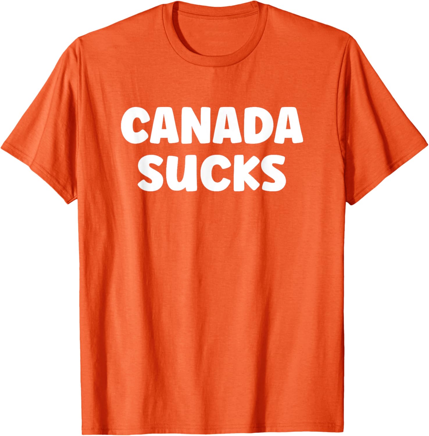 Funny USA Humor T-Shirt - Hilarious Canada Sucks Graphic Tee for Fun - 1