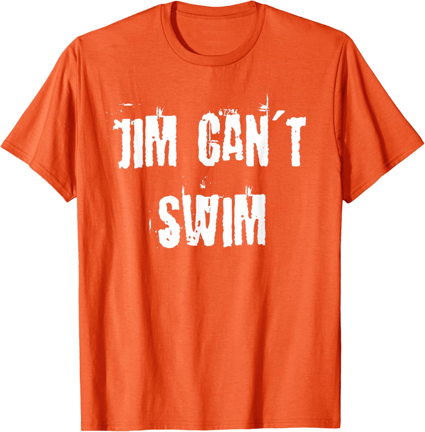 Jim Can't Swim T-Shirt for Fun Style in Clothing and Accessories - 19