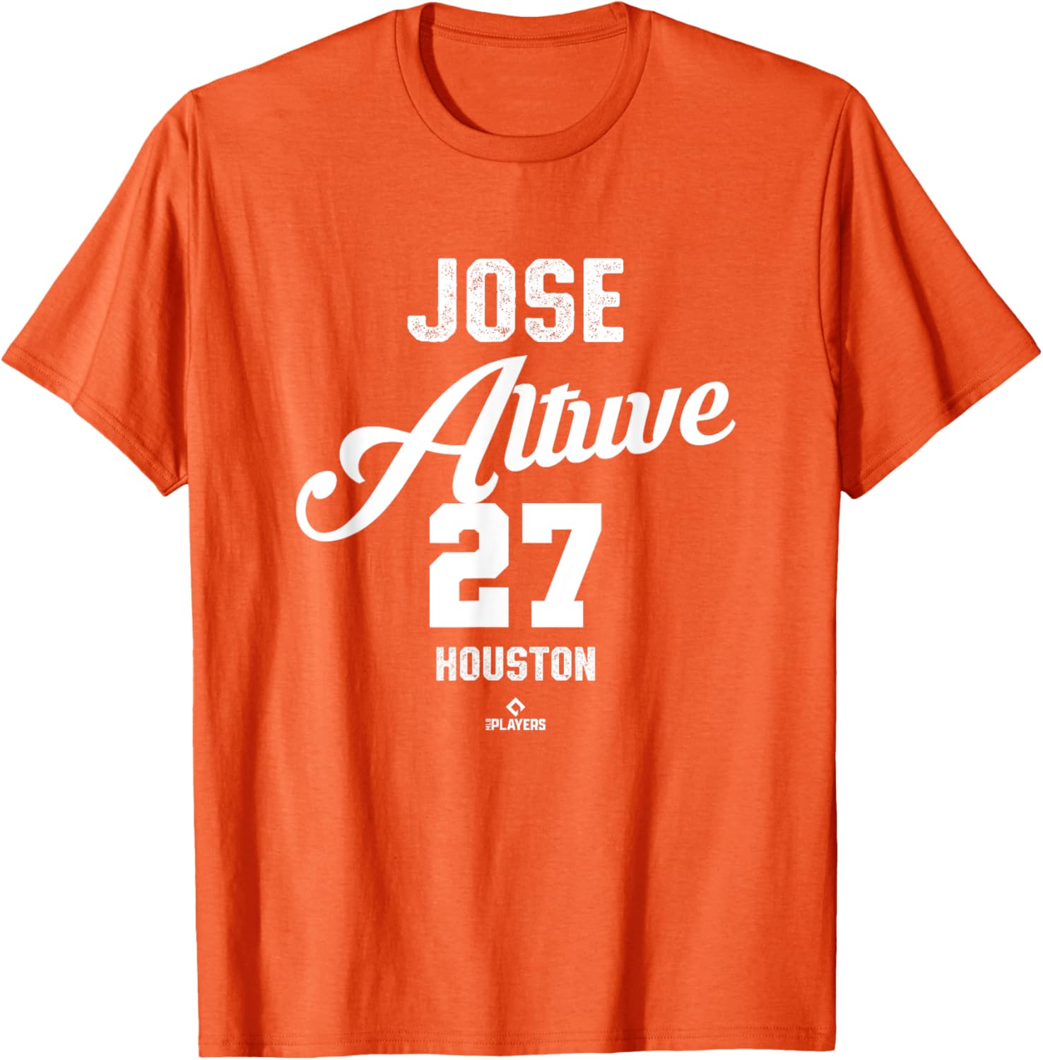 Jose Altuve 27 Houston Vintage MLB T-Shirt for Baseball Fans - 3