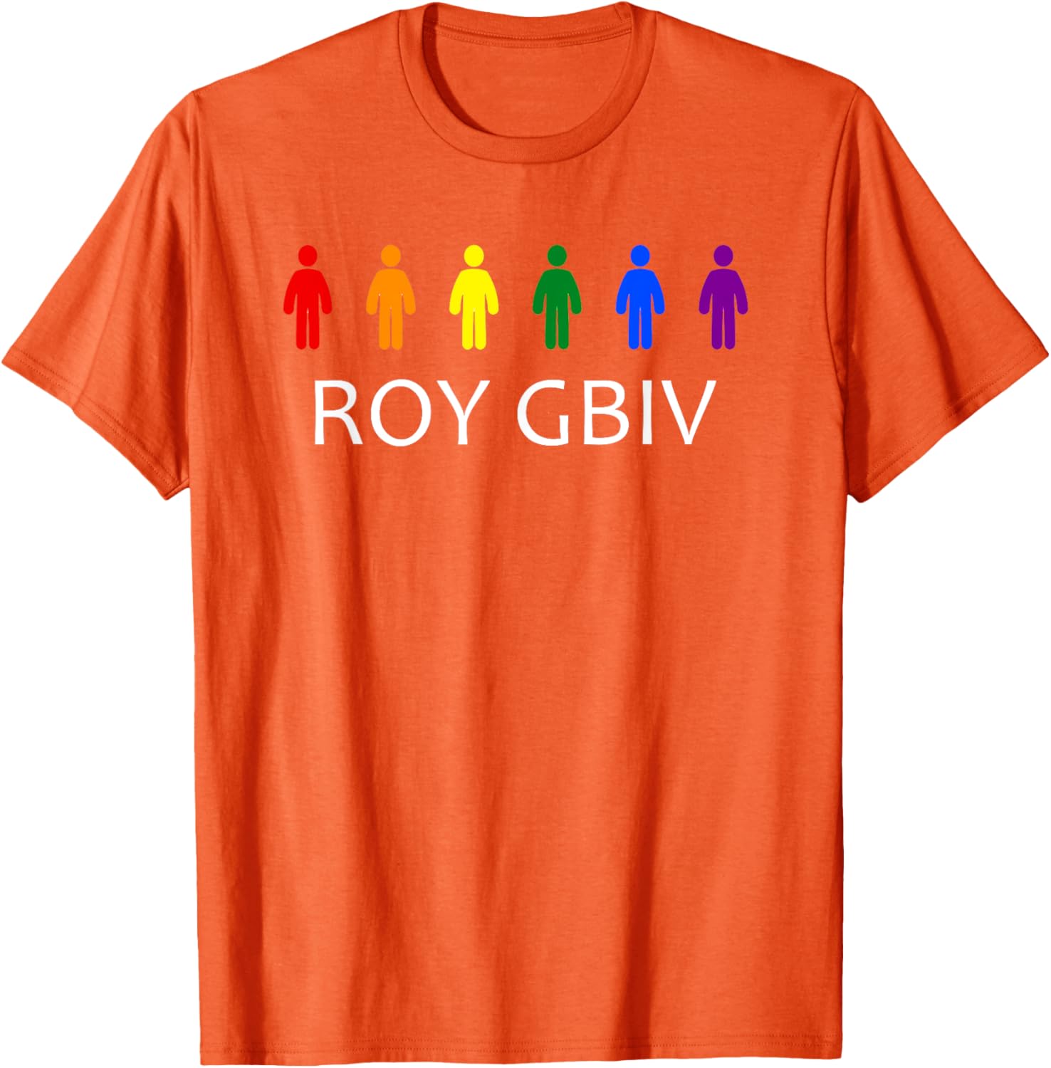 Roy Gbiv Color Spectrum T-Shirt for Vibrant Fashion Lovers - 3