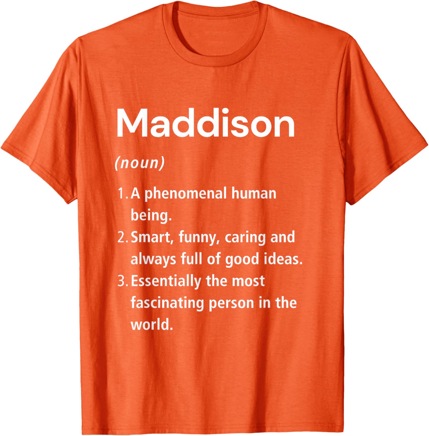 Funny Maddison Name Definition T-Shirt for Unique Style Lovers - 10