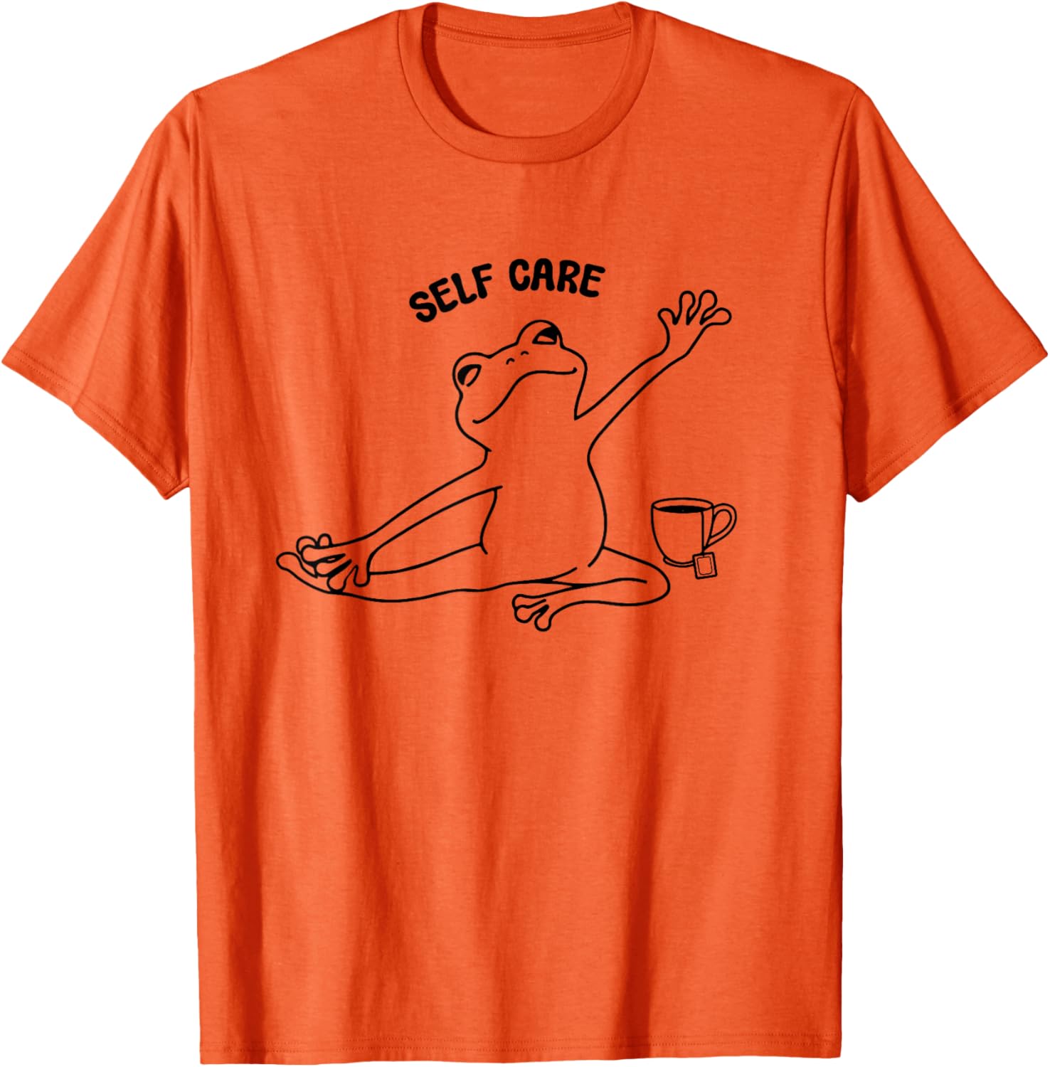 Self Care Frog T-Shirt Fun and Relaxing Apparel for Frog Lovers - 2