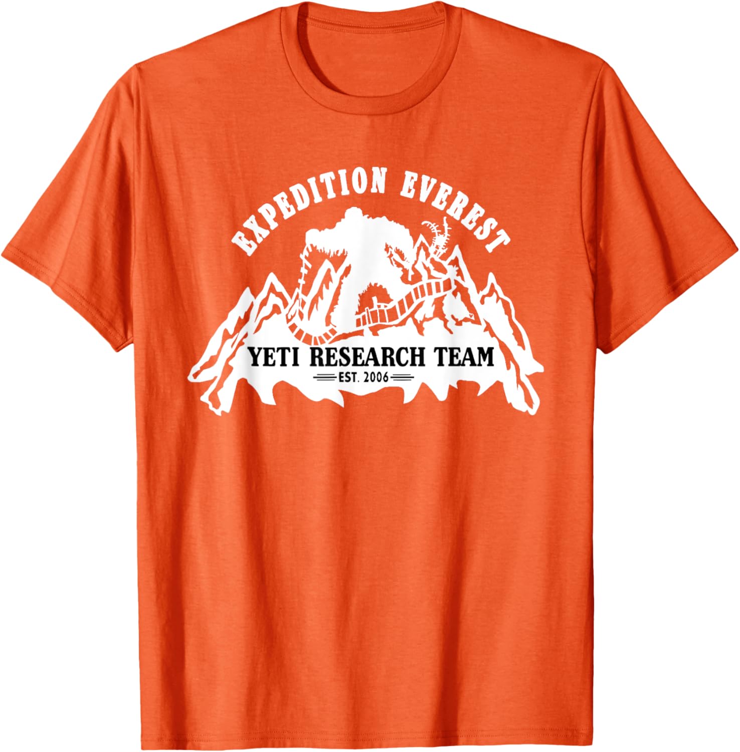 Mountain Lovers Expedition Everest Animal Theme Park Trip T-Shirt - 16